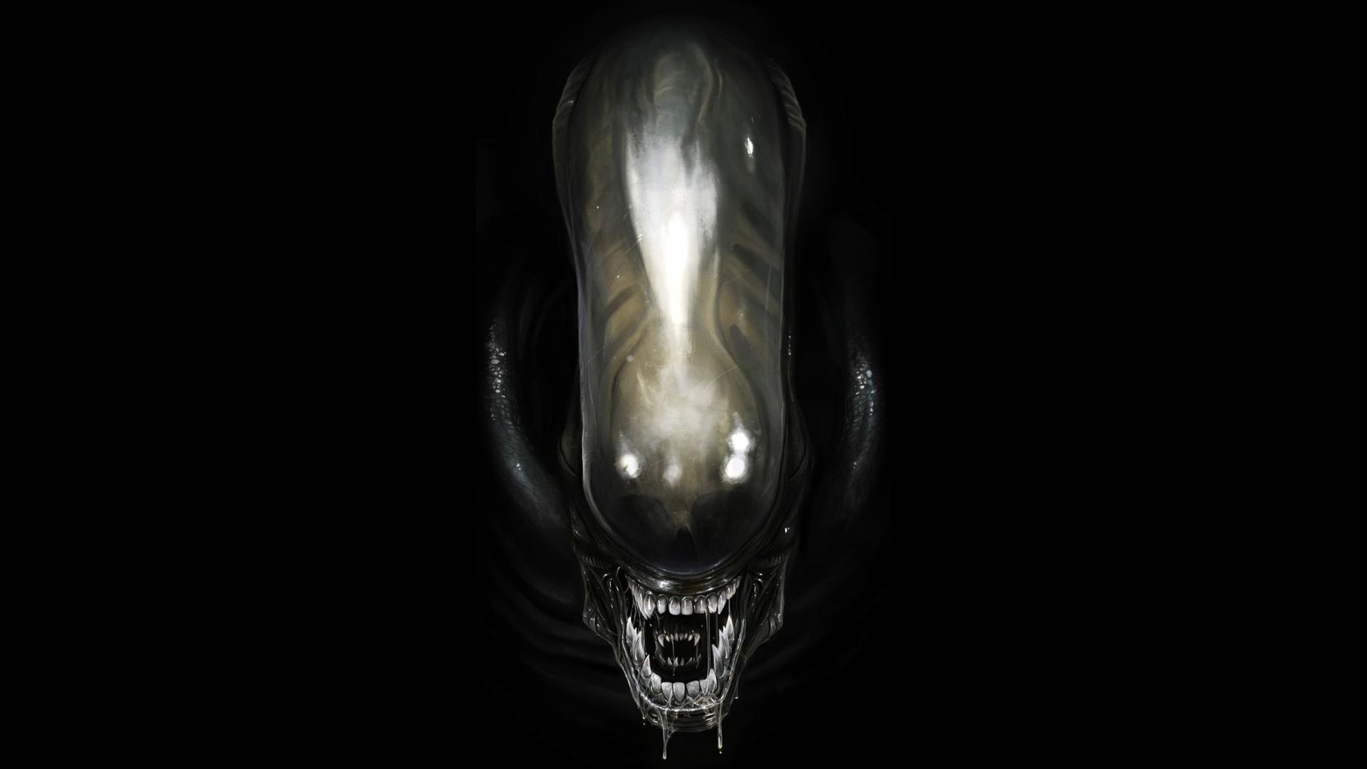 1920x1080 minimalism, Alien, Black, Style, Art, Science, Fiction, Film, Sci fi, Sci, Monster, Monsters Wallpaper HD / Desktop and Mobile Background