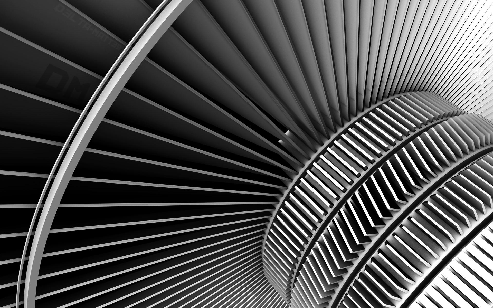 1920x1200 bw, Gears, Cgi, Digital, Pattern, Mech, 3D Wallpaper HD / Desktop and Mobile Background
