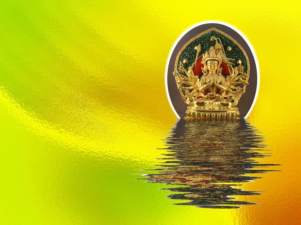 1024x768 HD Buddha Wallpaper Download