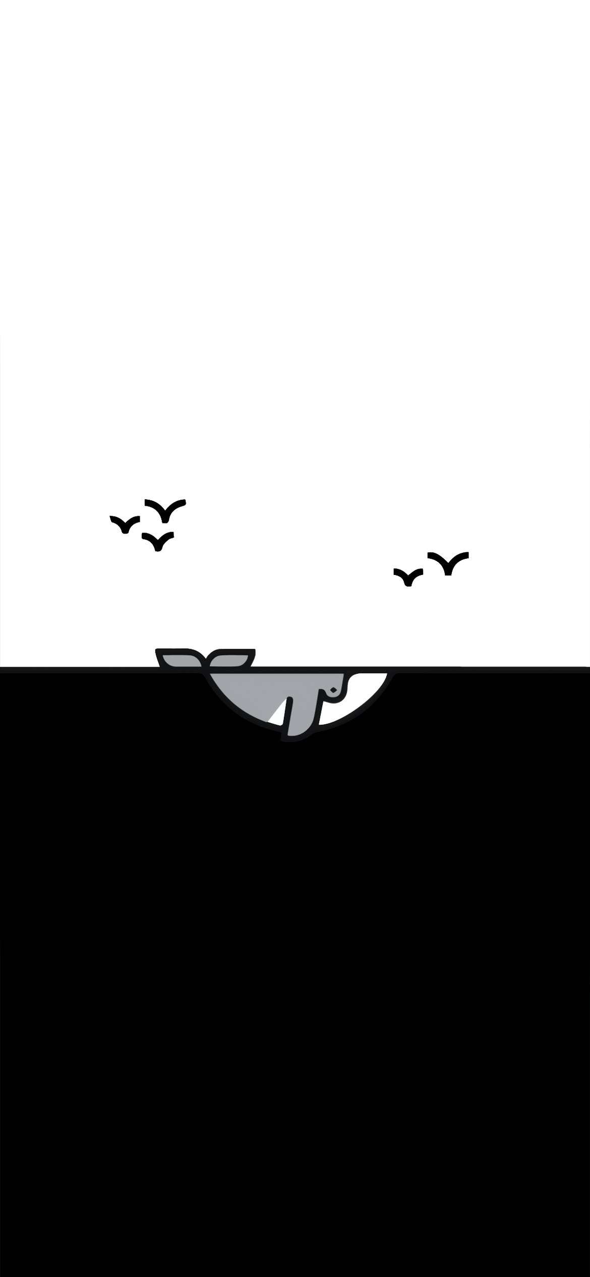1170x2532 BW MINIMALIST WALLPAPER