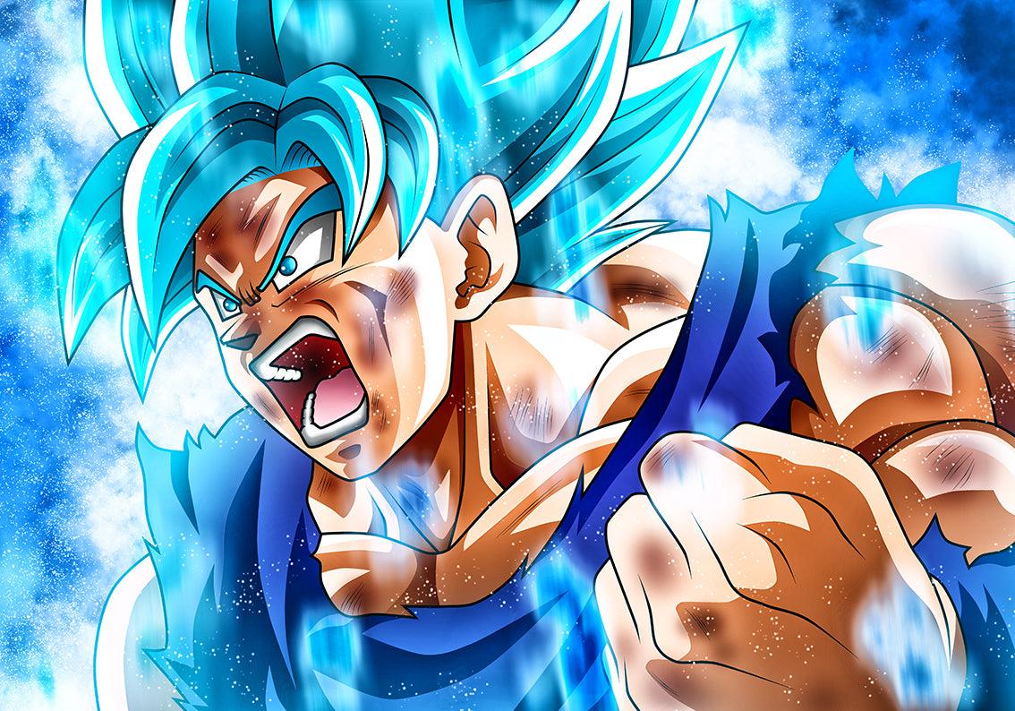 1134x794 SON GOKU Dragon Ball Z Woven Self Adhesive Removable Wallpaper Modern
