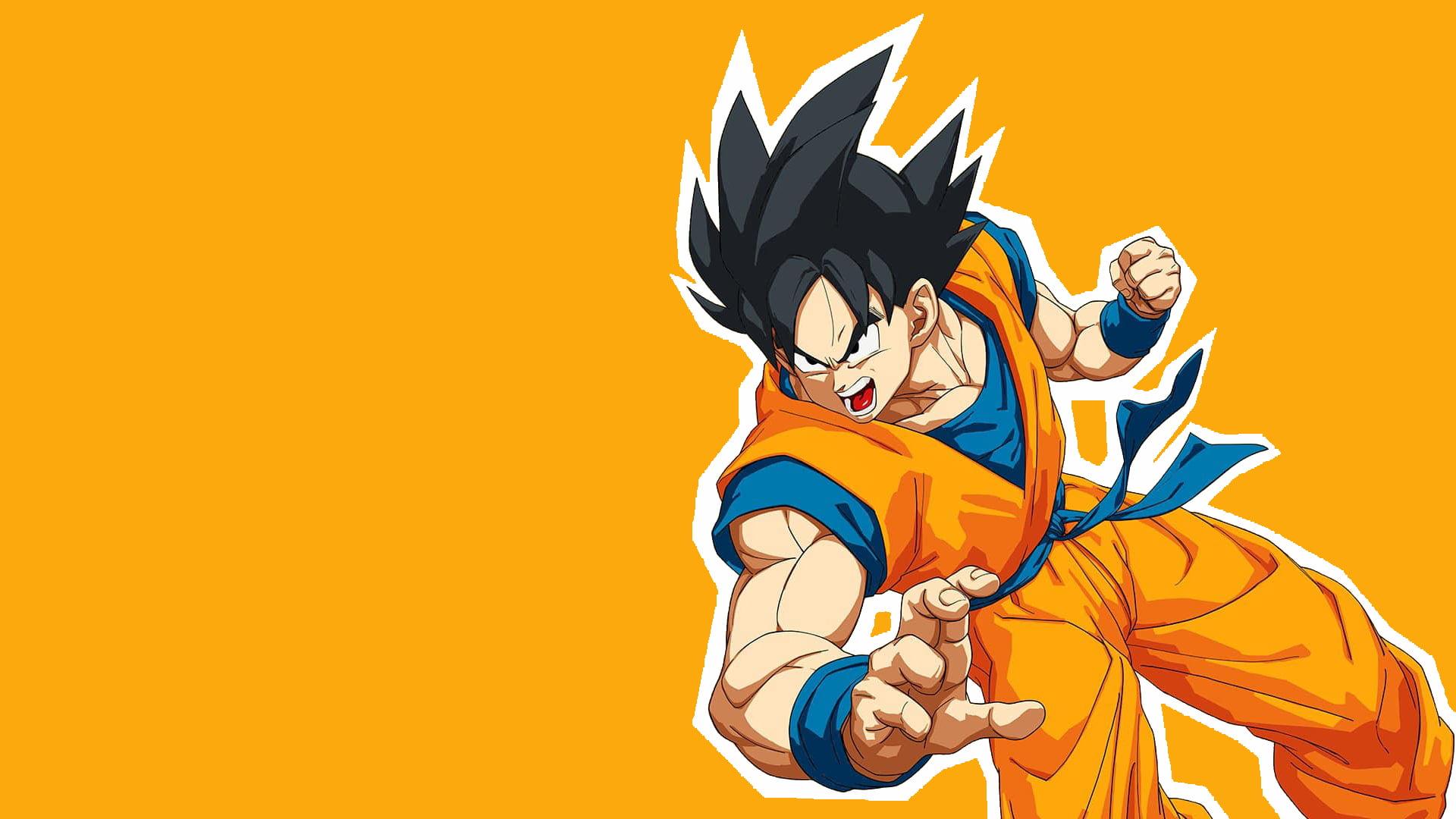 1920x1080 Wallpaper / Dragon Ball, Son Goku, DRAGON BALL Z: KAKAROT, simple background, Dragon Ball Z, 1080P free download