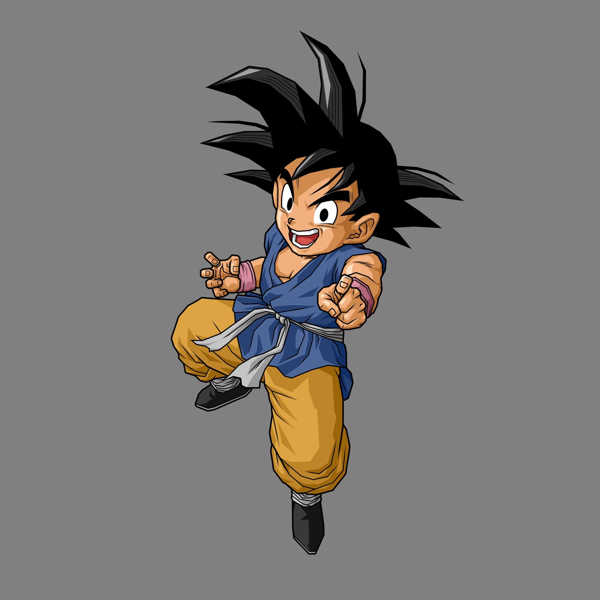 2048x2048 Wallpaper 4k Dragon Ball Son Goku 4k Minimalism Wallpaper