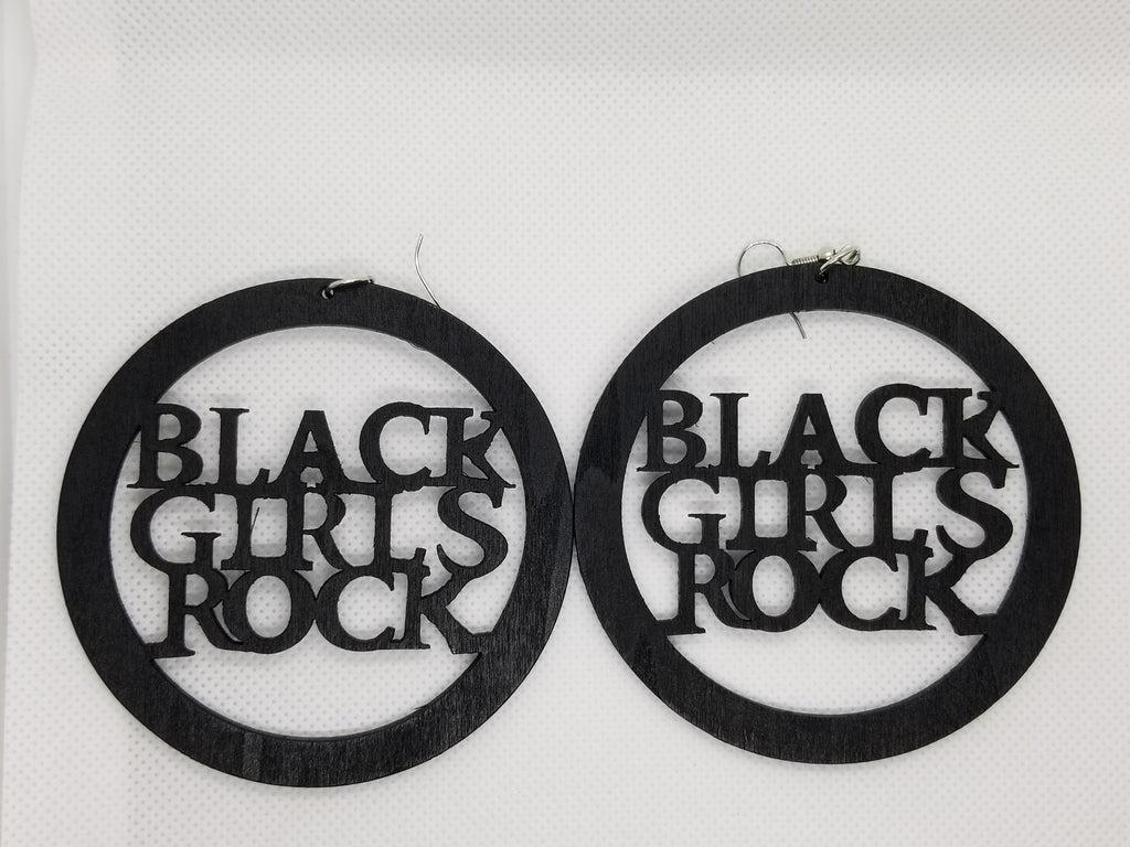1024x768 Black Girls Rock Wooden Earrings