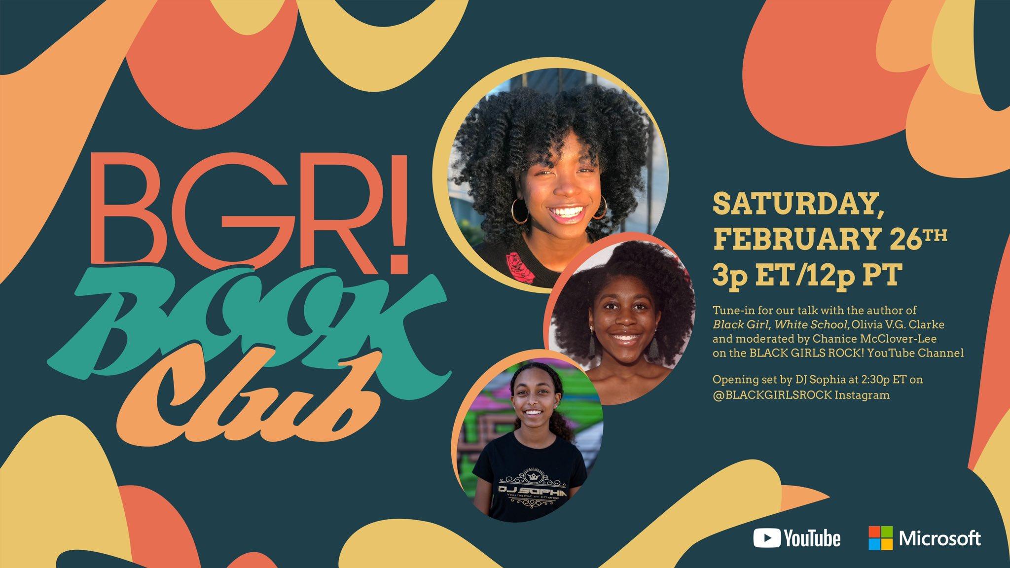 2048x1152 BLACK GIRLS ROCK! Read, We Write, We Rock! Tune In This Sat. 3p ET On BGR!'s YouTube Channel For Our Book Club Talk With BGR! Alumni + @