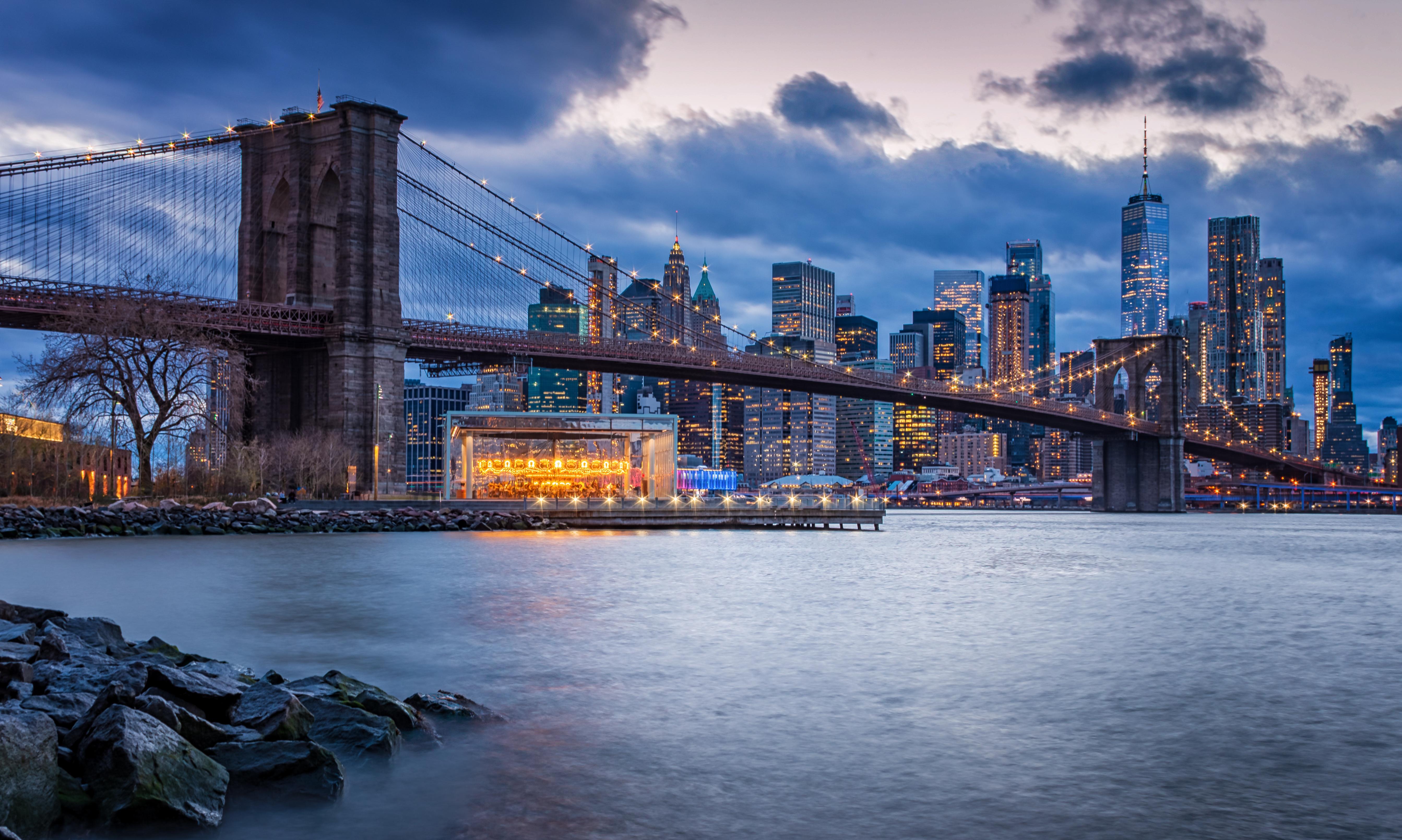 5372x3218 Brooklyn Bridge 4k Ultra HD Wallpaper