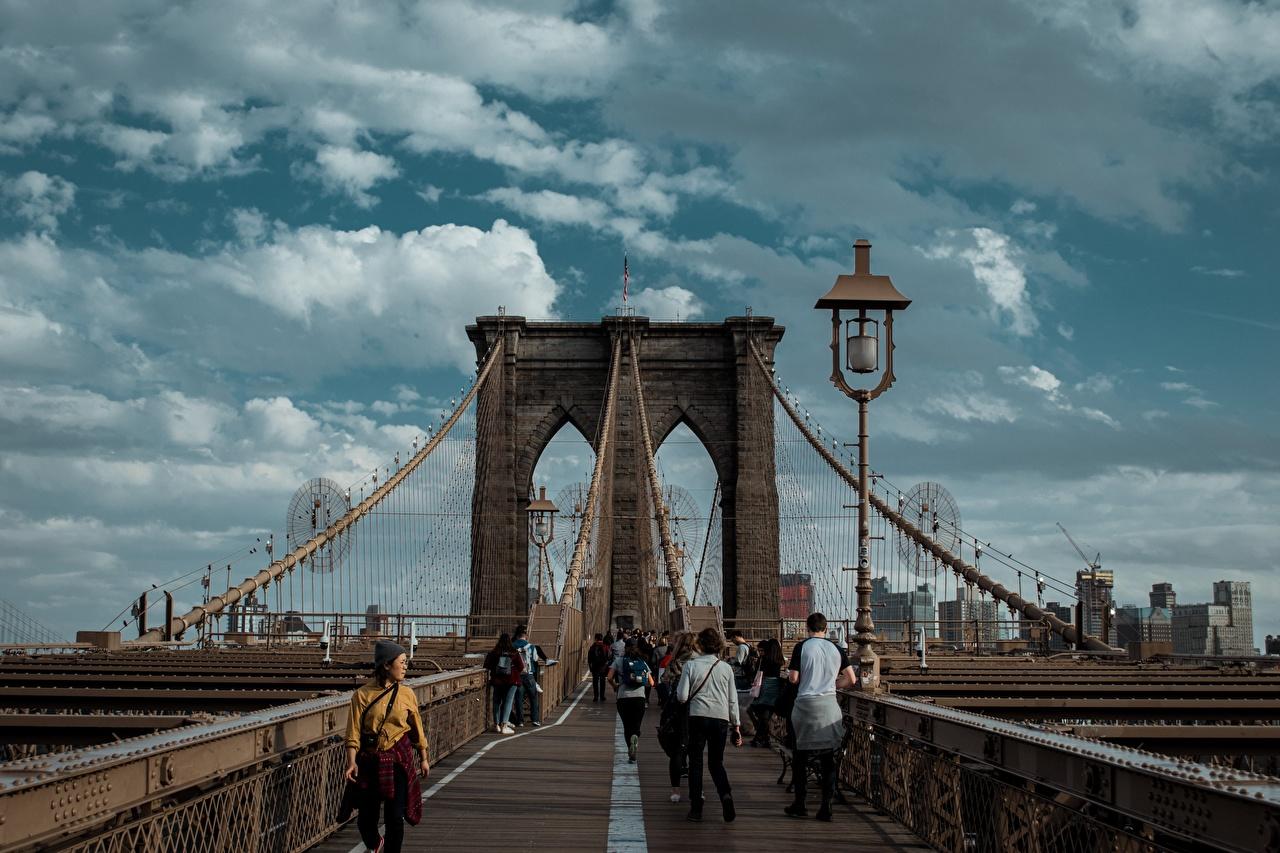 1280x853 Desktop Wallpaper New York City USA Brooklyn, Brooklyn Bridge