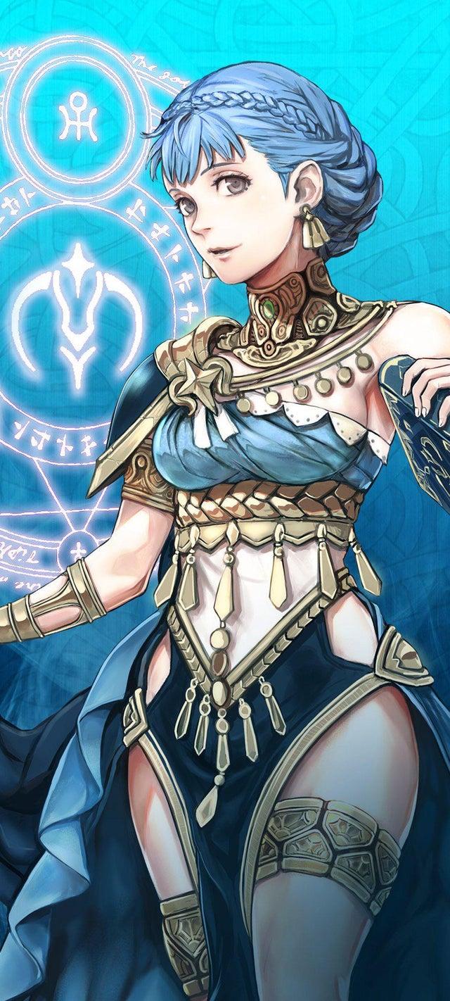 640x1422 The Fire Emblem Heroes Twitter released phone wallpaper for Gatekeeper and Marrianne! Link to original tweet with Marth and Eirika in comments