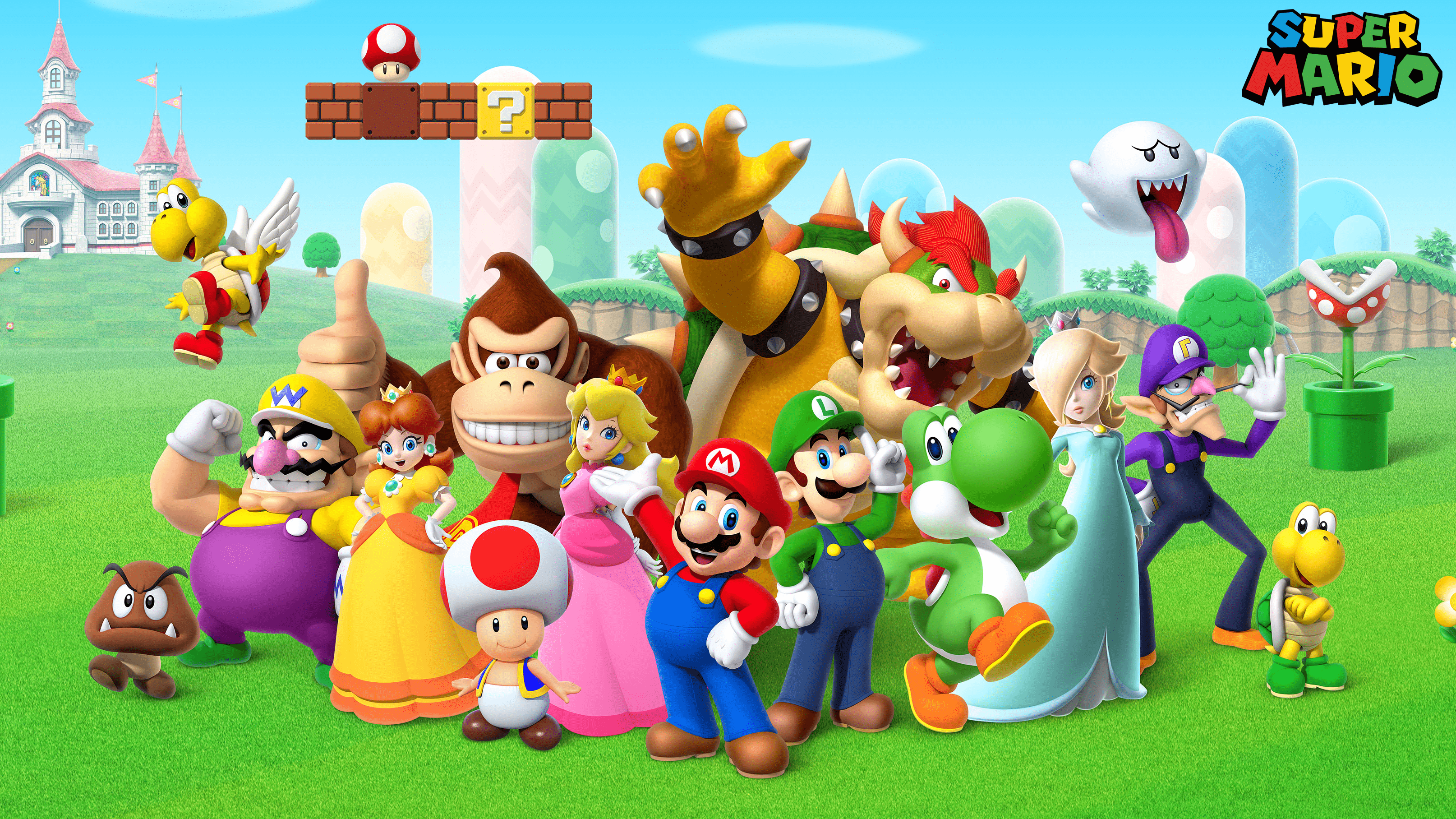3228x1815 Super Mario Wallpaper
