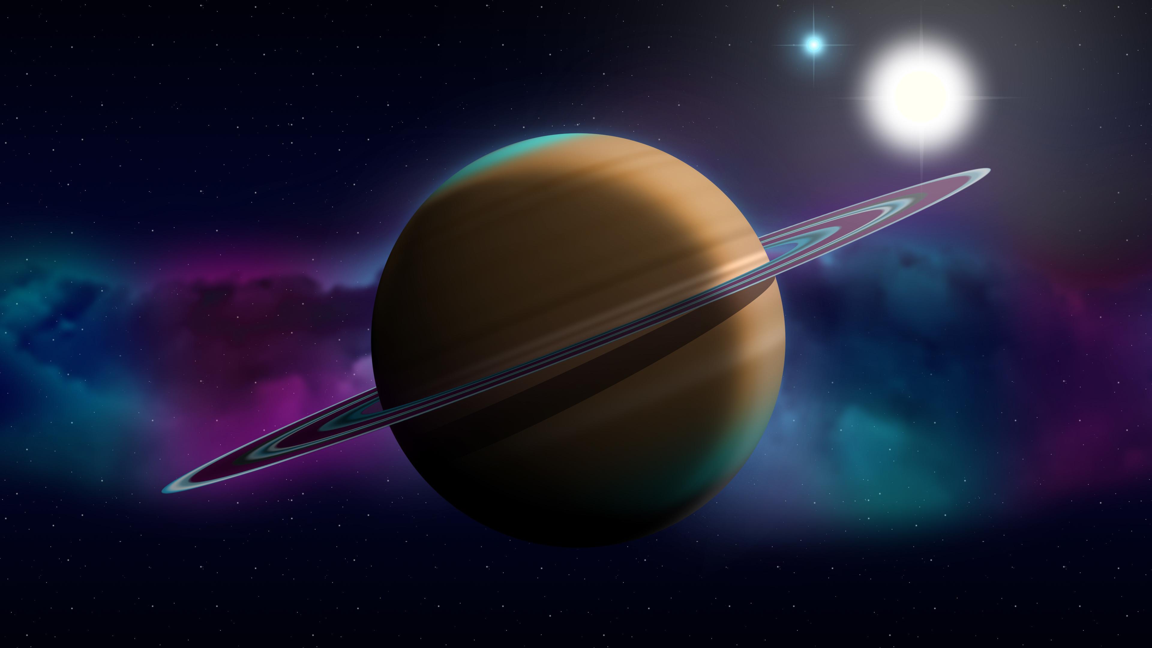 3840x2160 Download wallpaper 3840x2160 saturn, planet, space, digital art 4k wallpaper, uhd wallpaper, 16:9 widescreen 3840x2160 HD background, 1596