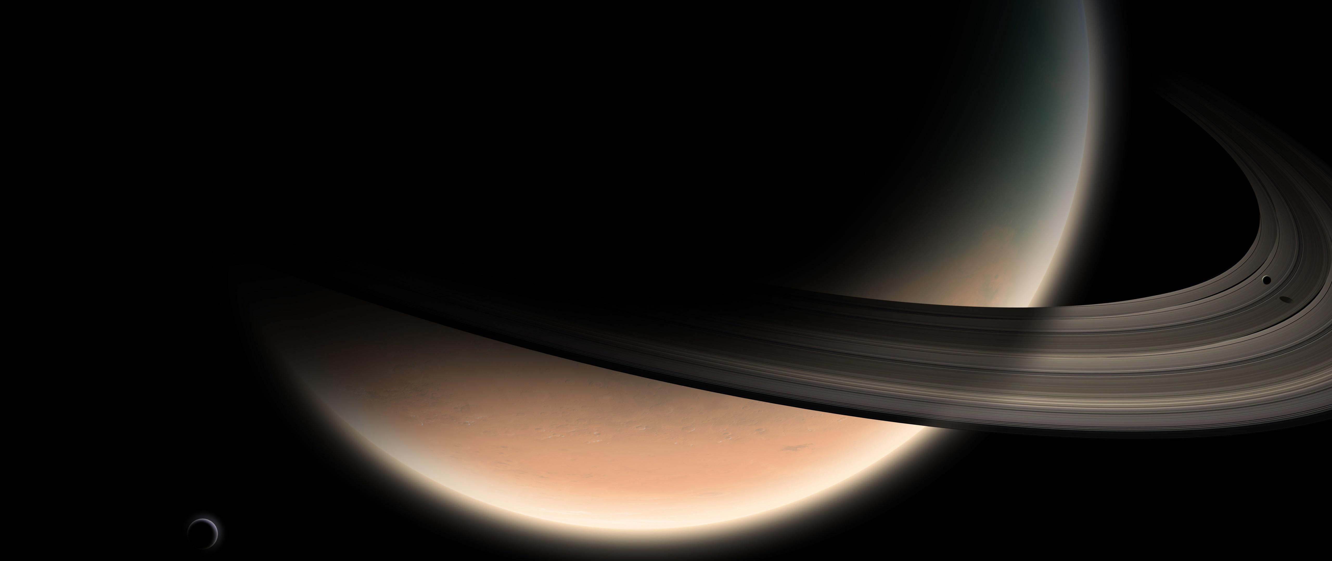 5120x2160 4K, Saturn, Rings of Saturn Gallery HD Wallpaper