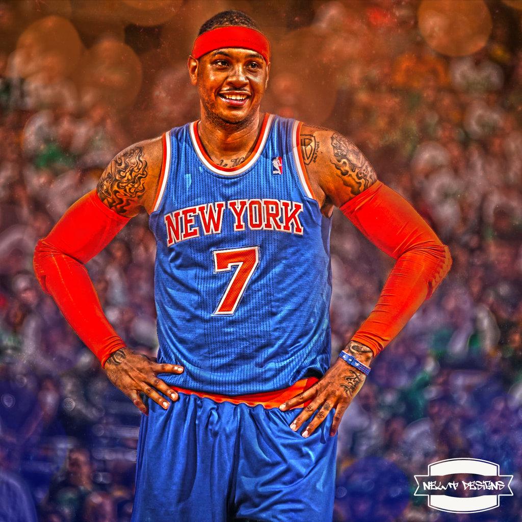 1024x1024 Carmelo Anthony iPhone Wallpaper