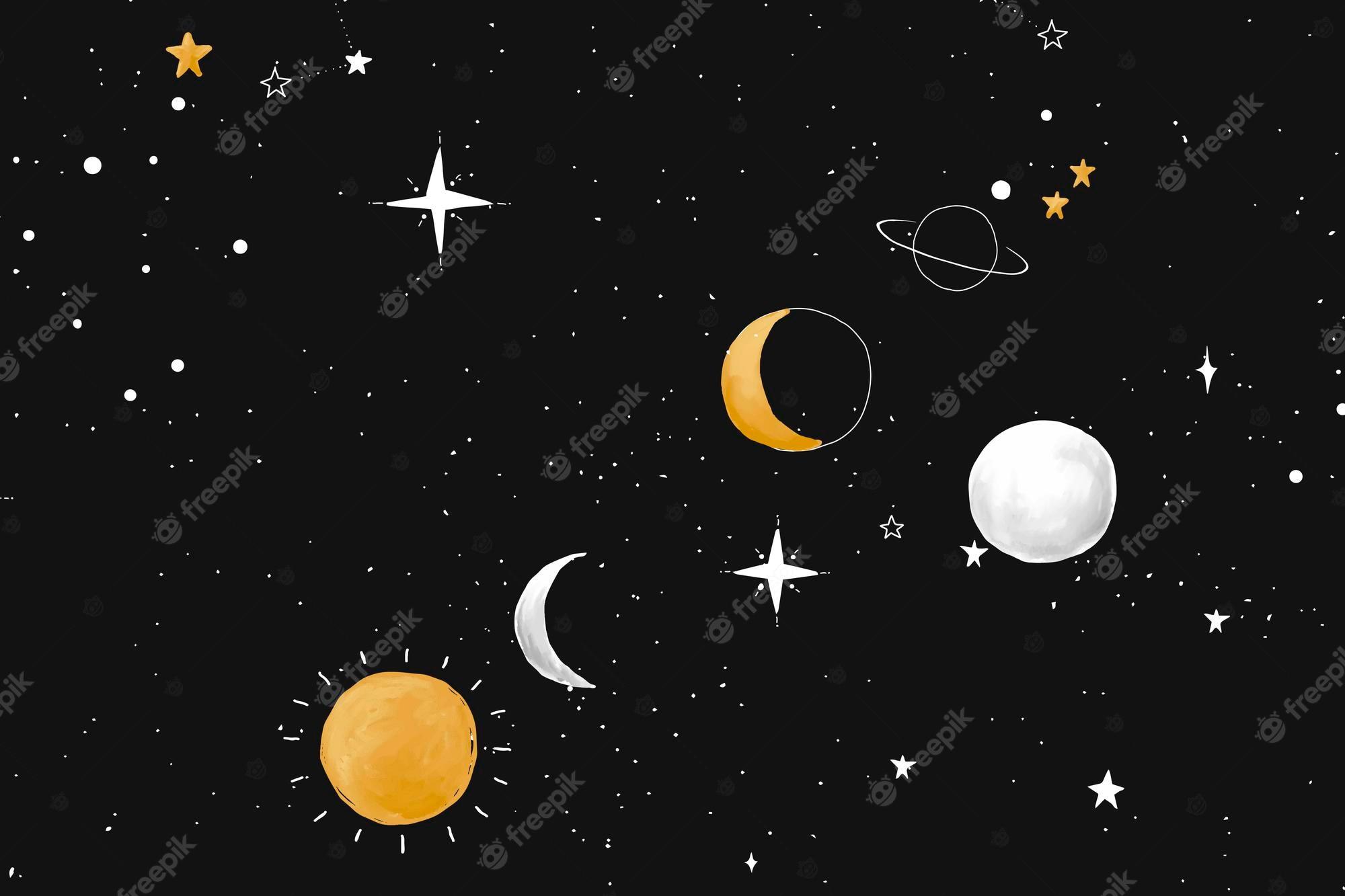 2000x1333 Free Vector. Galaxy background desktop wallpaper, space vector