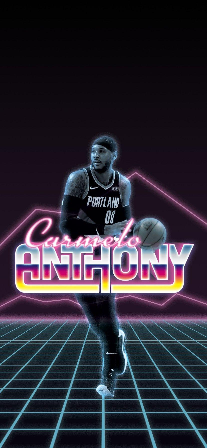 827x1790 Carmelo Anthony Blazers Wallpaper