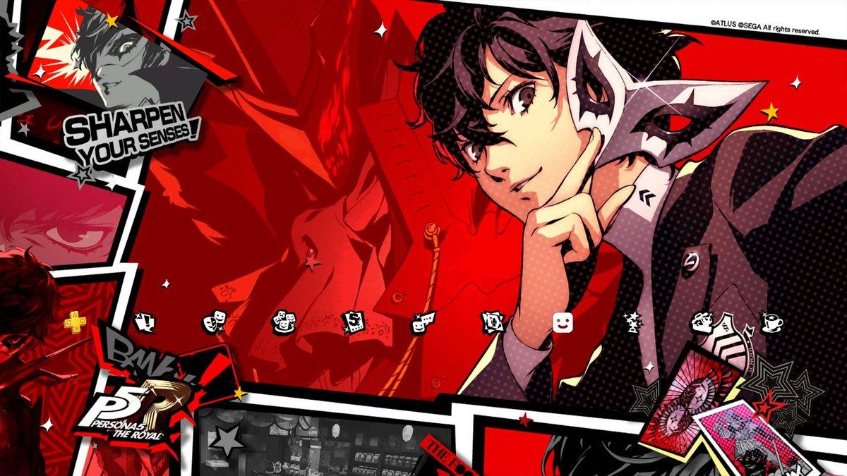 1200x675 Persona Central image of the Persona 5 Royal themes for Joker, Ryuji, Ann, and Morgana from the Japanese version of the game