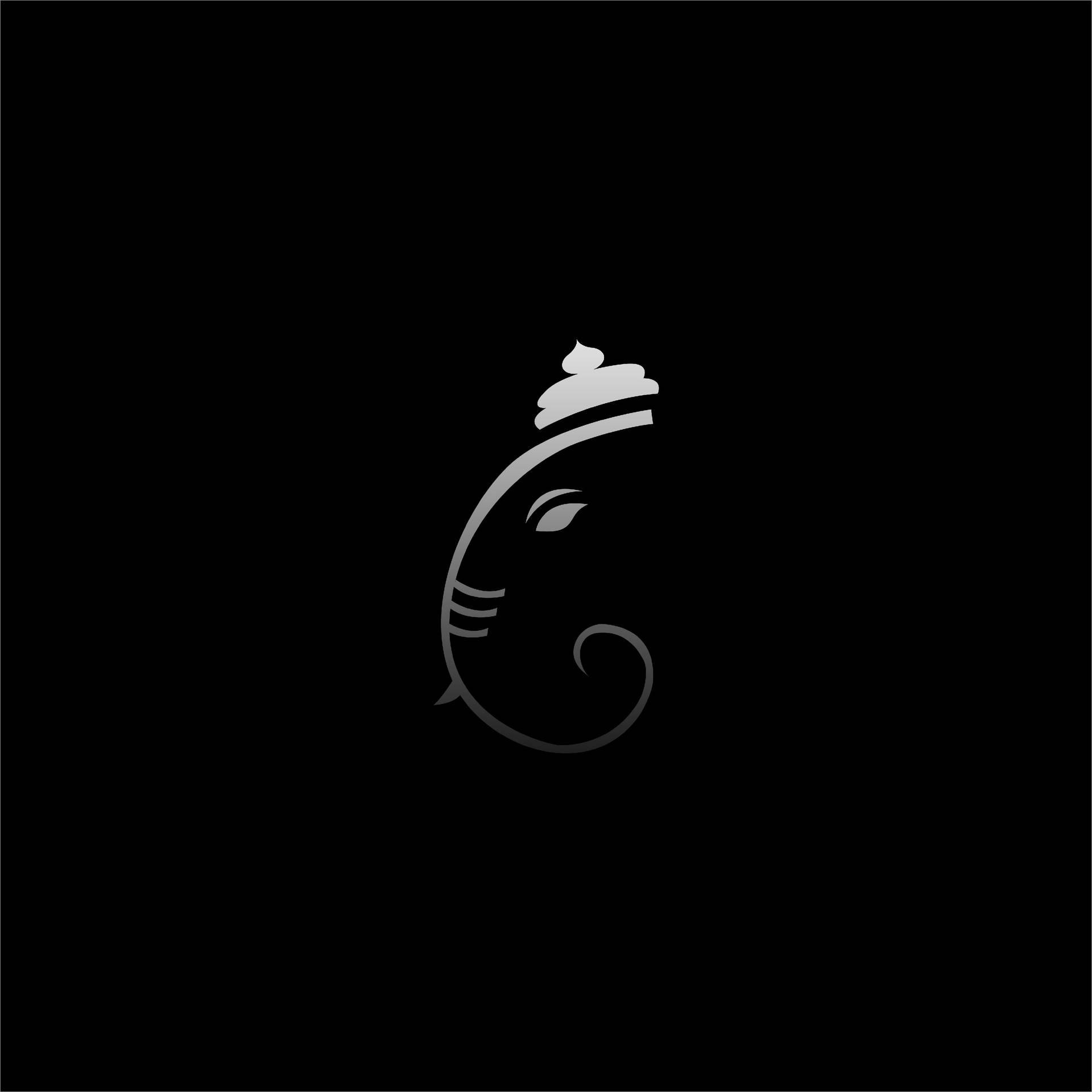 1920x1920 Free Ganesh Black And White Wallpaper Downloads, Ganesh Black And White Wallpaper for FREE