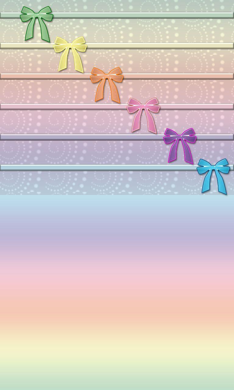 Pearl wallpaper with pink bows  All wallpapers  Walls  Shop online   Caramella