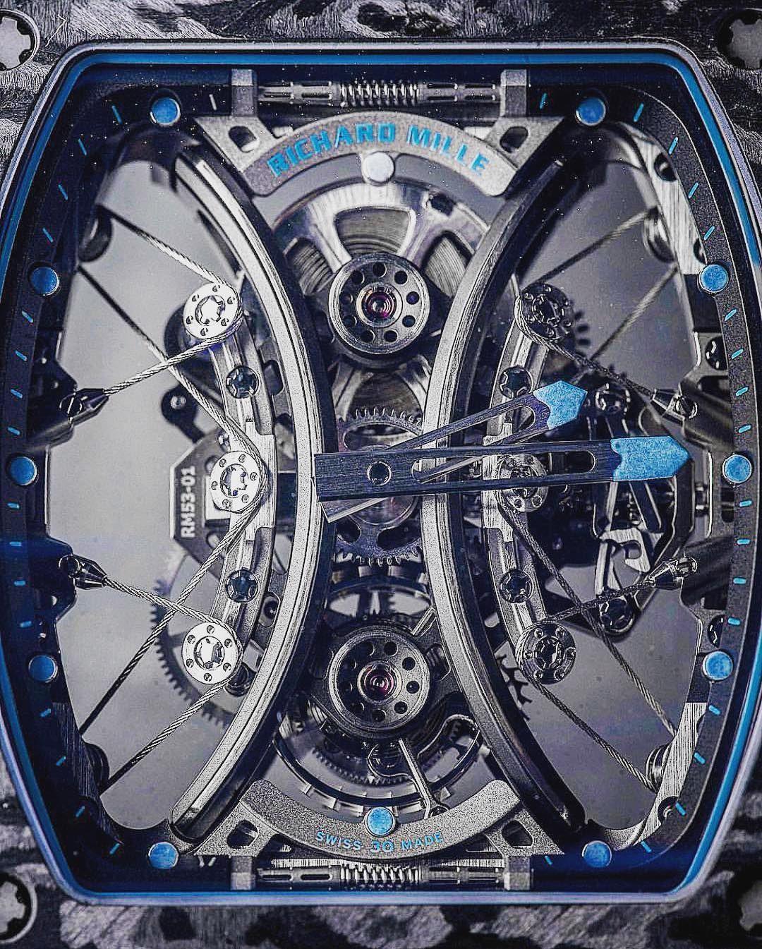 1080x1345 Close Up. RM 53 01 Tourbillon. One Of The Best Skeletonized Tourbillon With Strong NTPT Case. Limited 30pcs Only. Richard Mille, Patek Philippe, Watches
