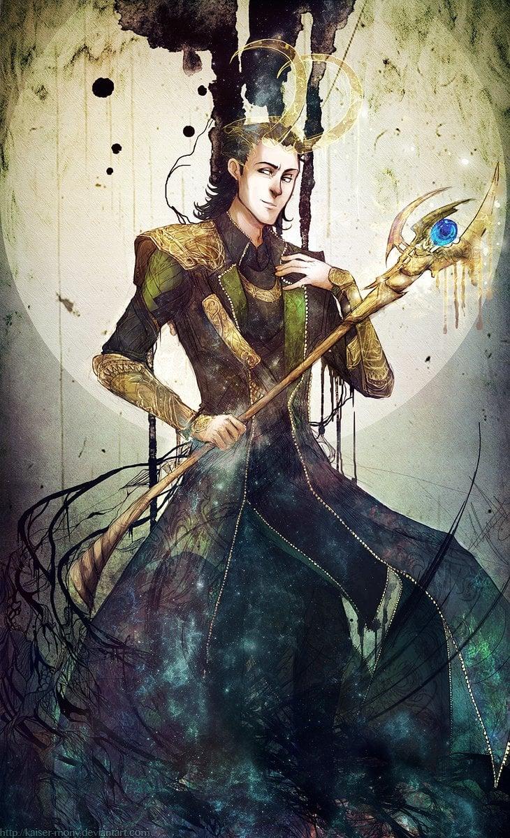 Loki (Shuumatsu no Valkyrie)  Anime estético, Adão e eva, Anime