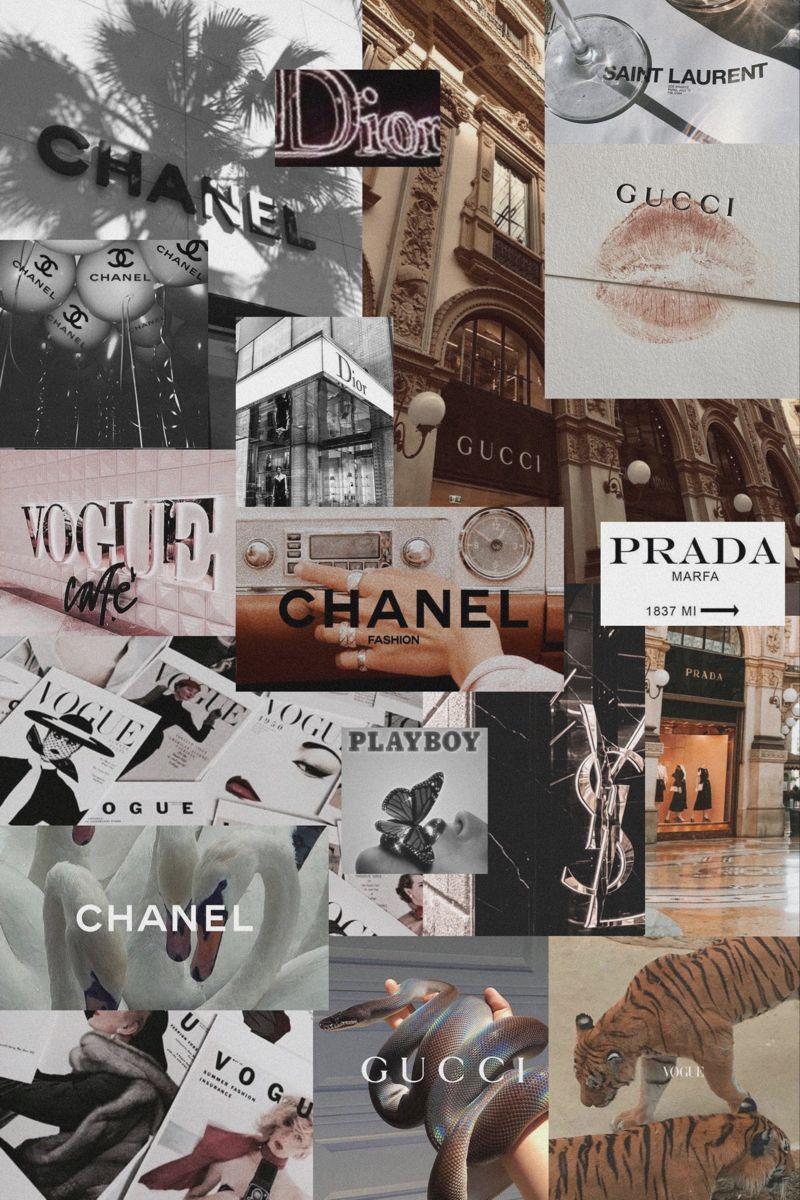 800x1200 Brand Collage Wallpaper
