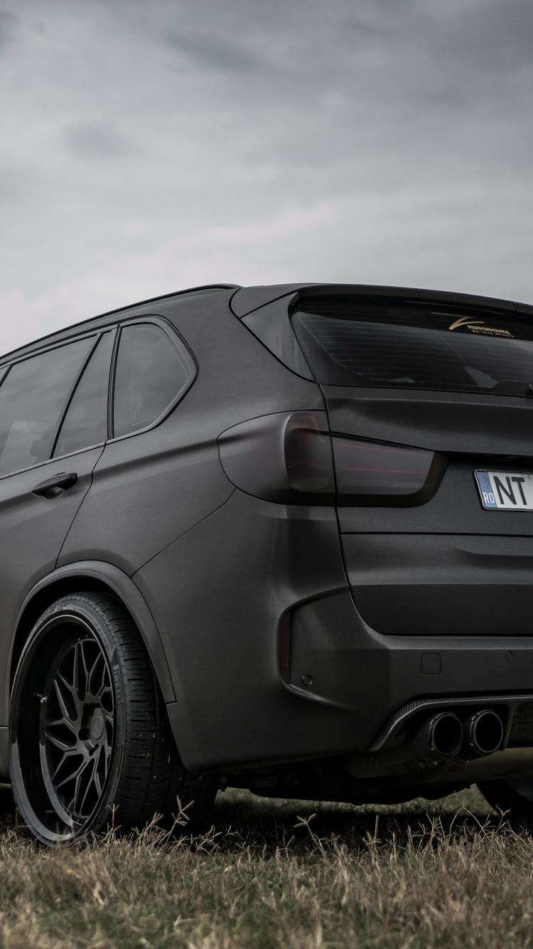 750x1334 Z Performance BMW X5 Black Matte Rear iPhone iPhone 6S, iPhone 7 HD 4k Wallpaper, Image, Background, Photo and Picture
