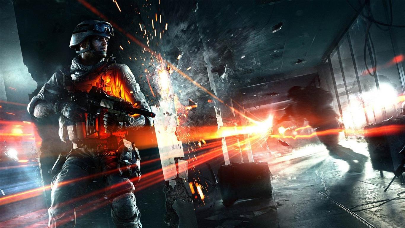 1366x768 Battlefield 3 close quarters Games HD Wallpaper