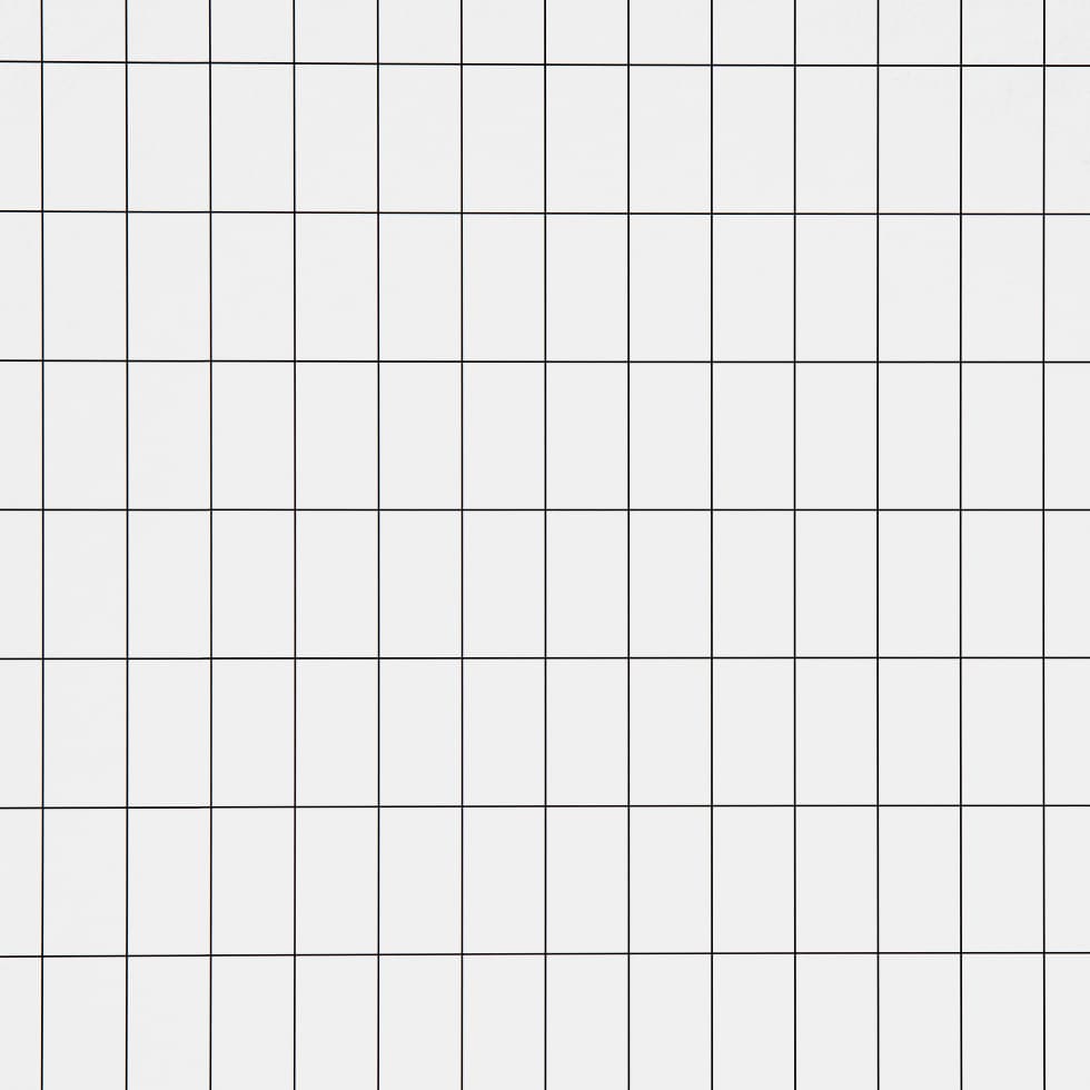 980x980 Ferm Living Grid Wallpaper Black White