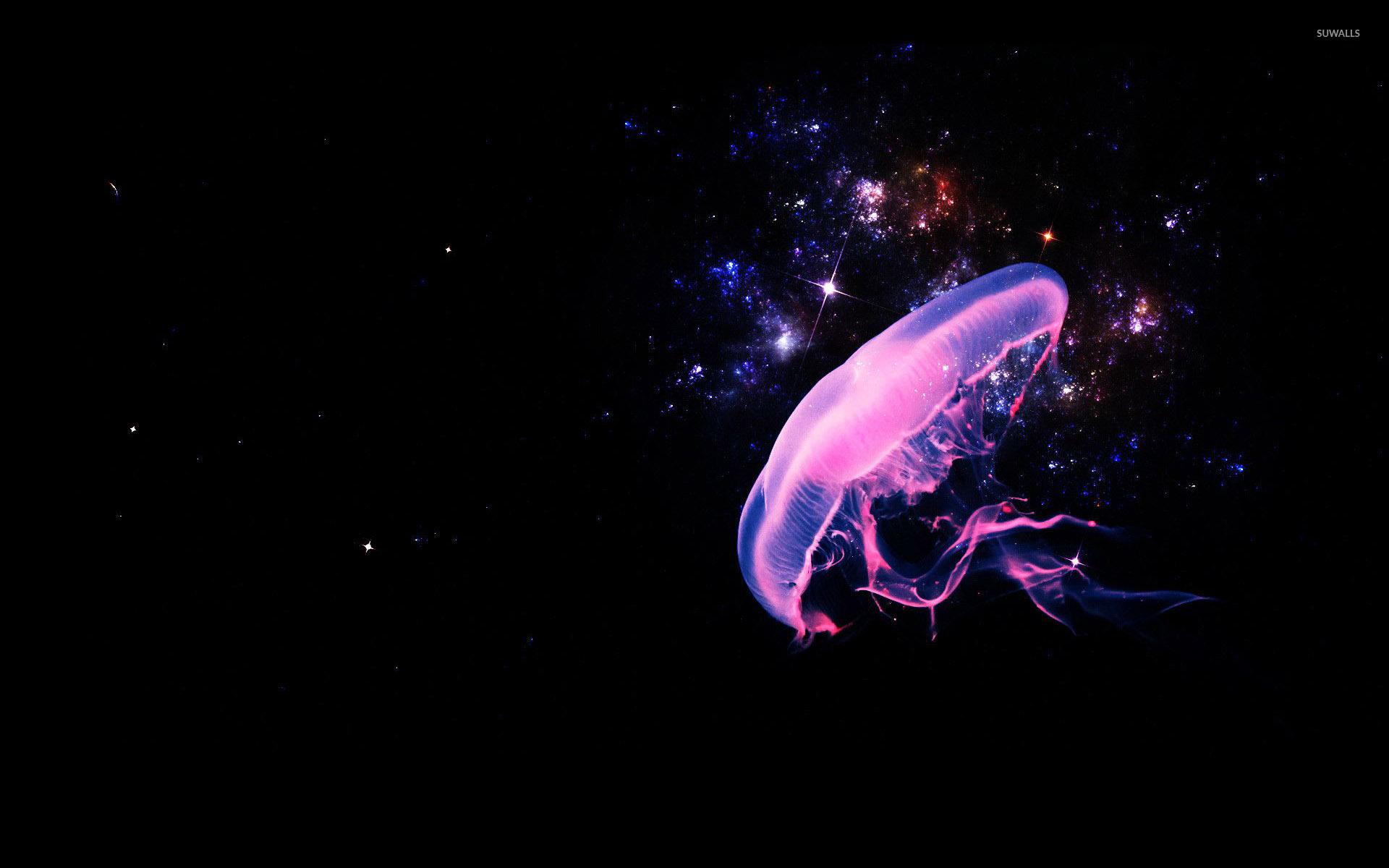 1920x1200 Astronaut Jellyfish Wallpaper