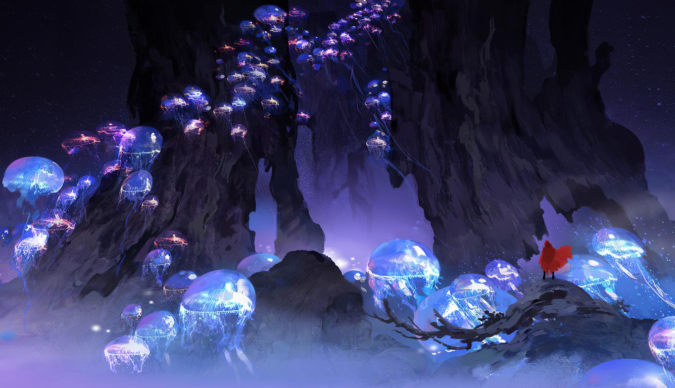 1336x768 Jellyfish Swamp 4k Laptop HD HD 4k Wallpaper, Image, Background, Photo and Picture