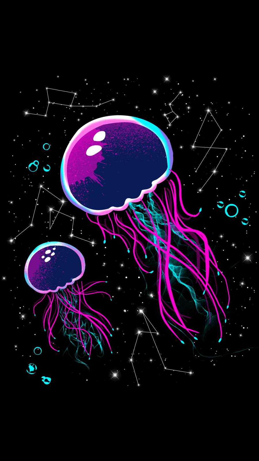 900x1600 Space Jelly Wallpaper Mobile Walls