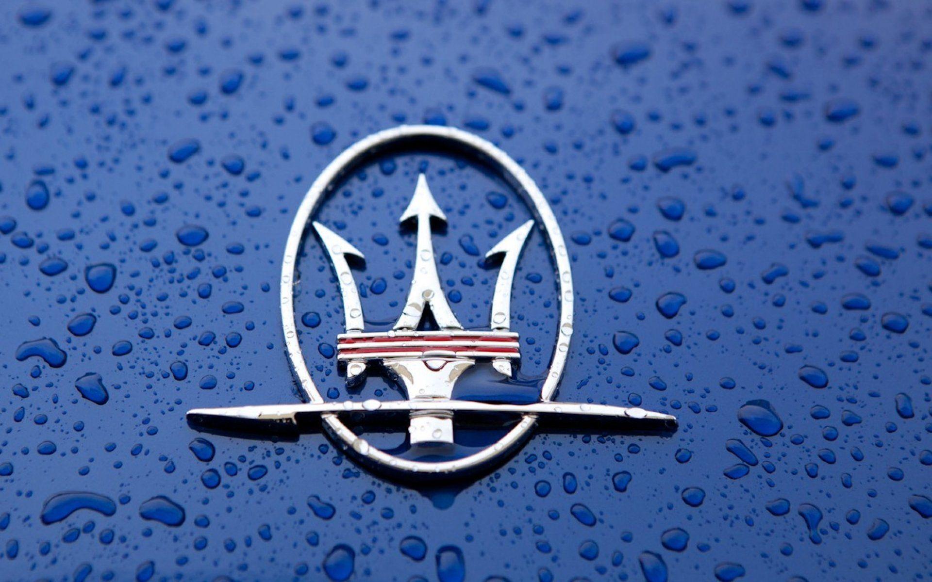 Maserati Car Logo Hd Wallpaper