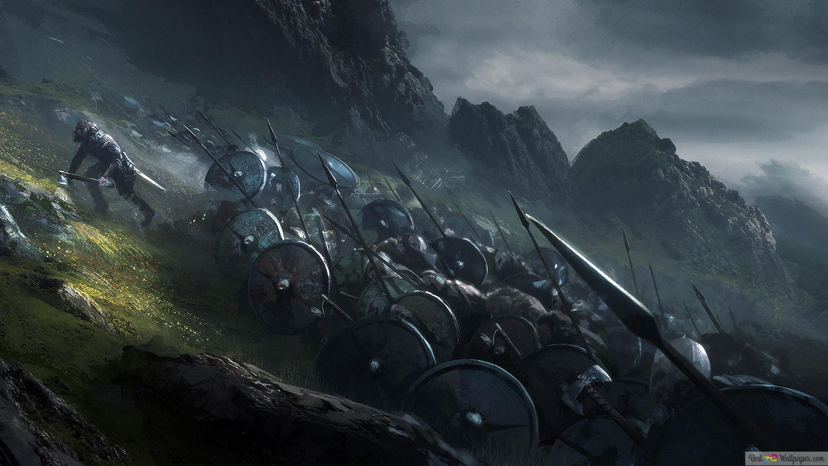 2880x1620 Viking Army 4K wallpaper download