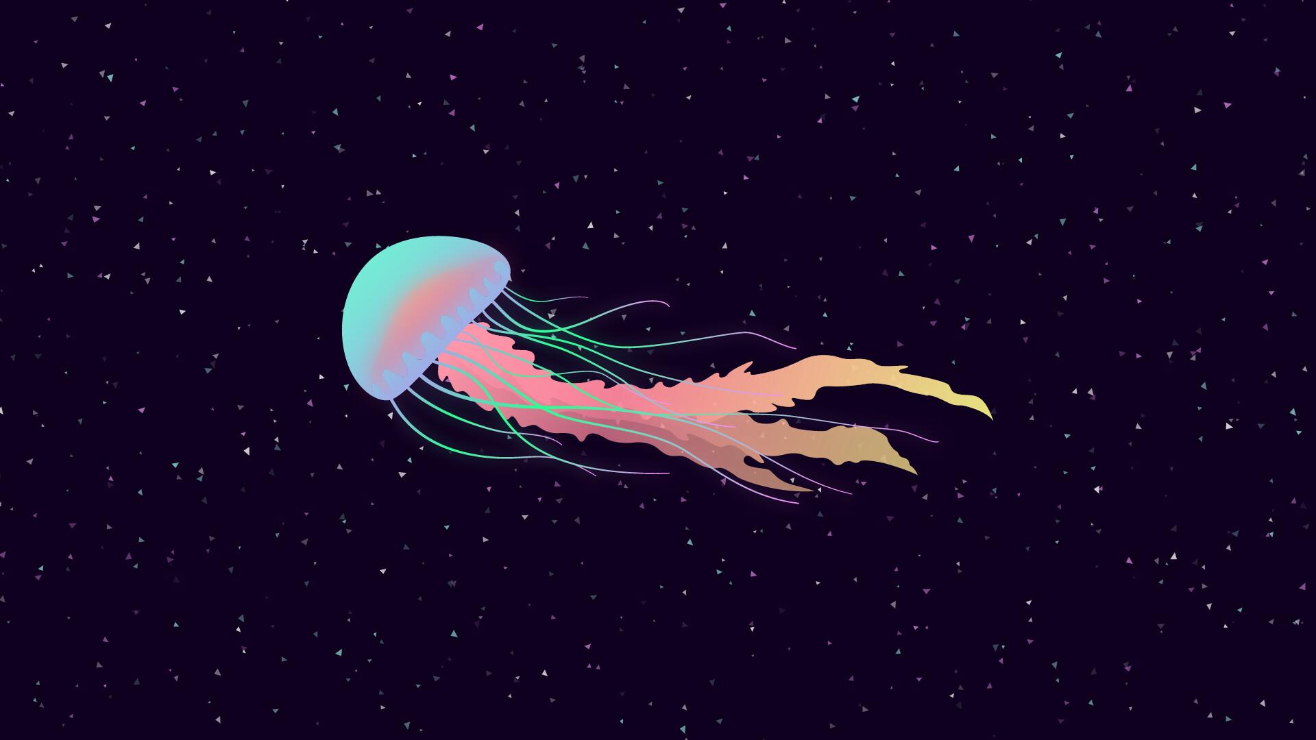 1920x1080 Space Jellyfish