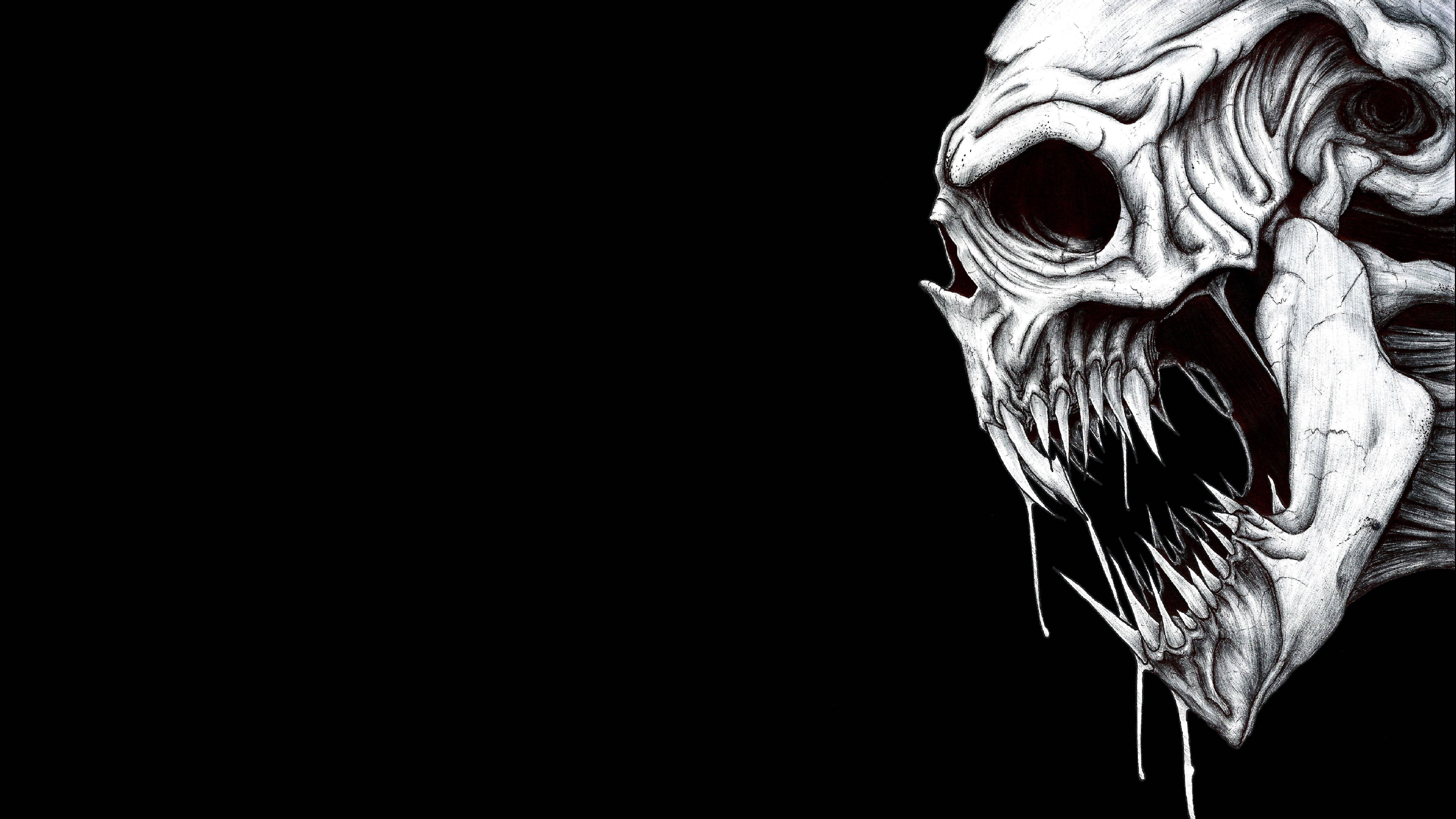 5300x2981 Download Skull Wallpaper