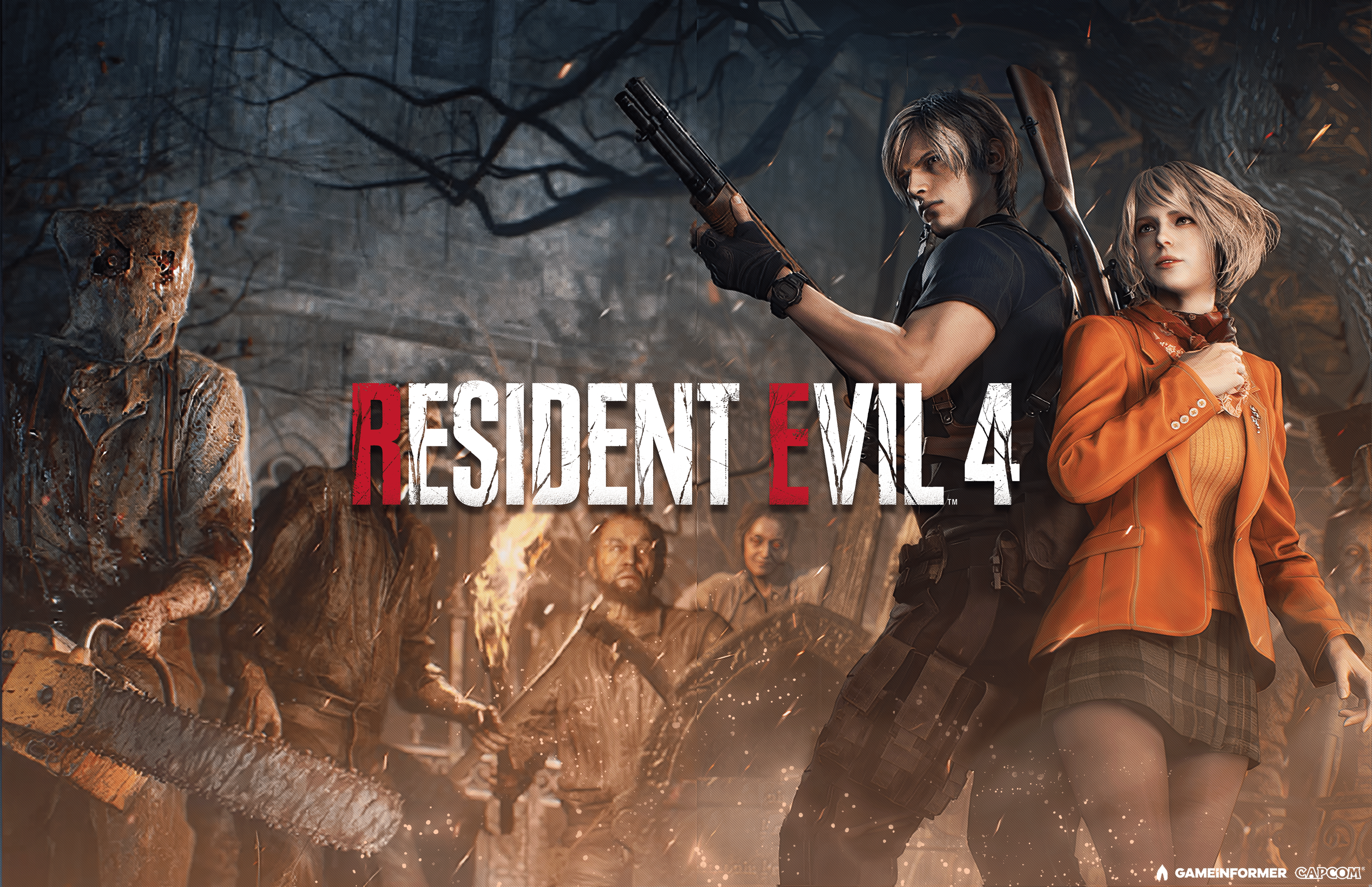 3340x2160 New Resident Evil 4 Remake Wallpaper