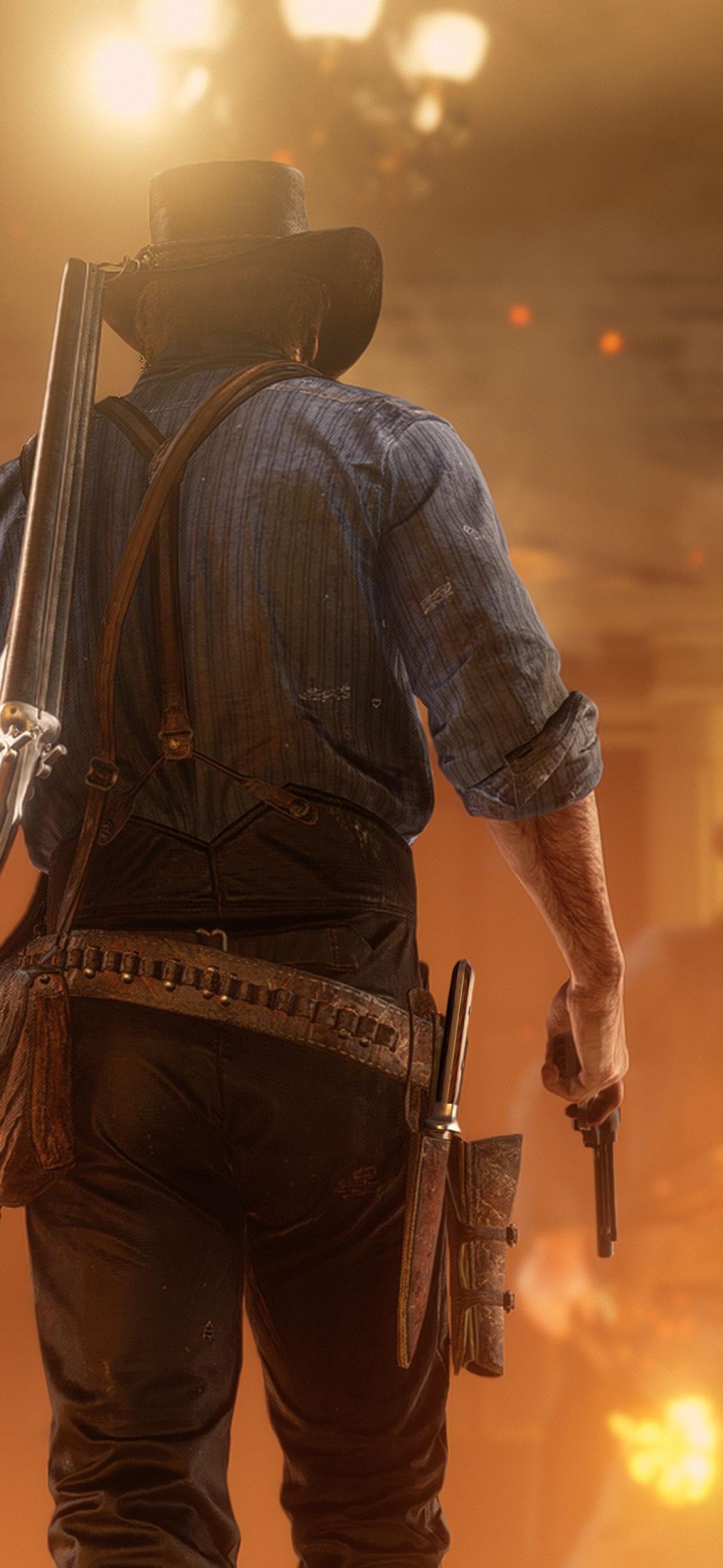 1290x2796 Arthur Morgan Wallpaper 4K, Red Dead Redemption
