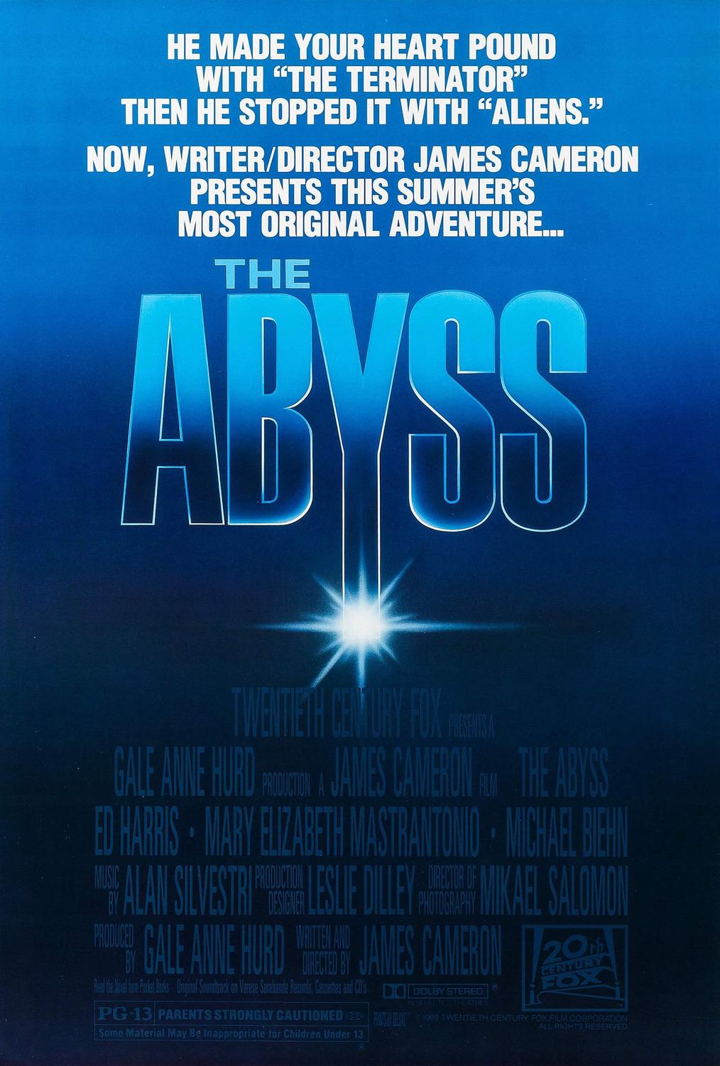 1014x1500 The Abyss Movie Poster ( of 6)