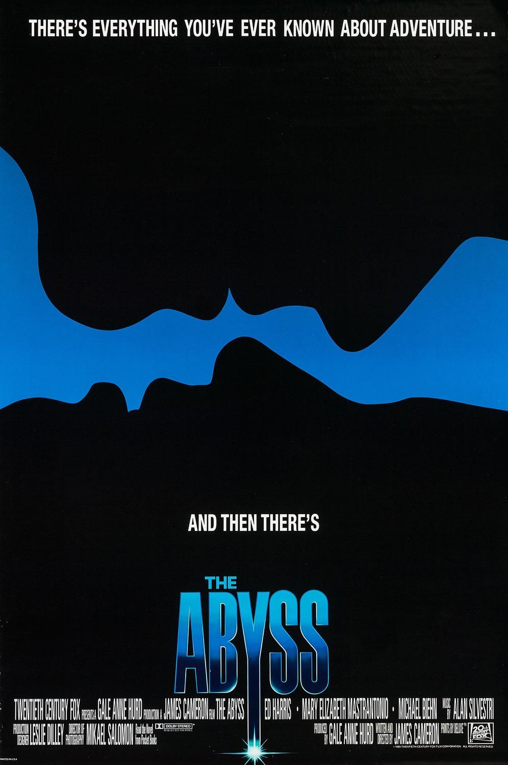 996x1500 The Abyss Movie Poster ( of 6)