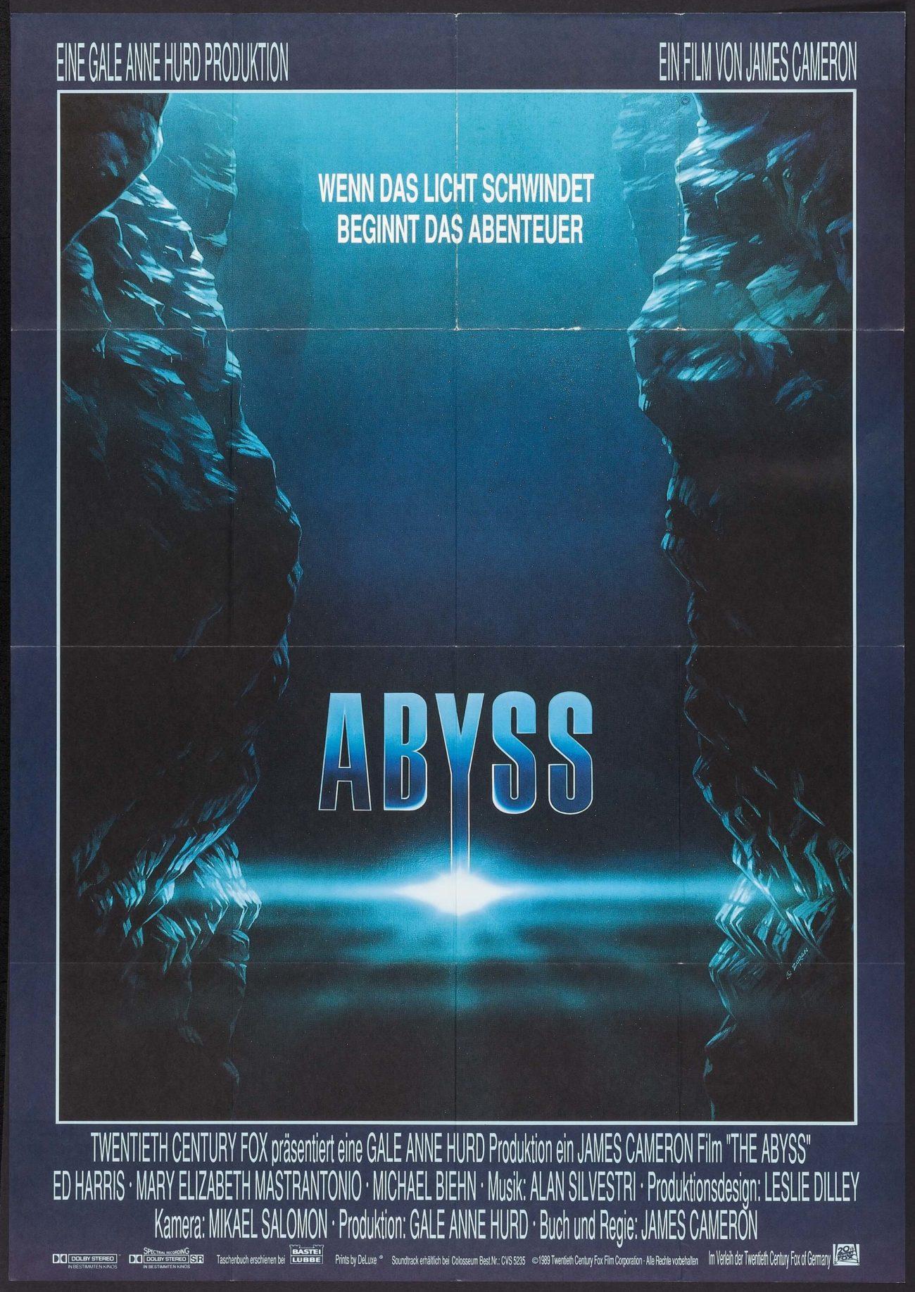 1300x1835 The Abyss (1989) movie poster