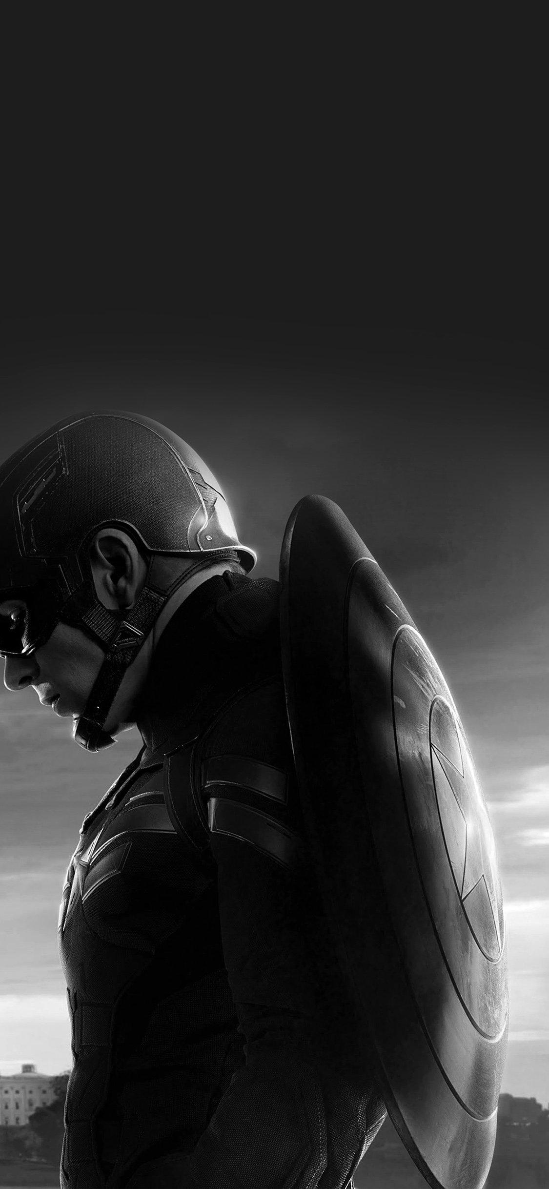 1125x2436 iPhone 8 wallpaper. captain america sad