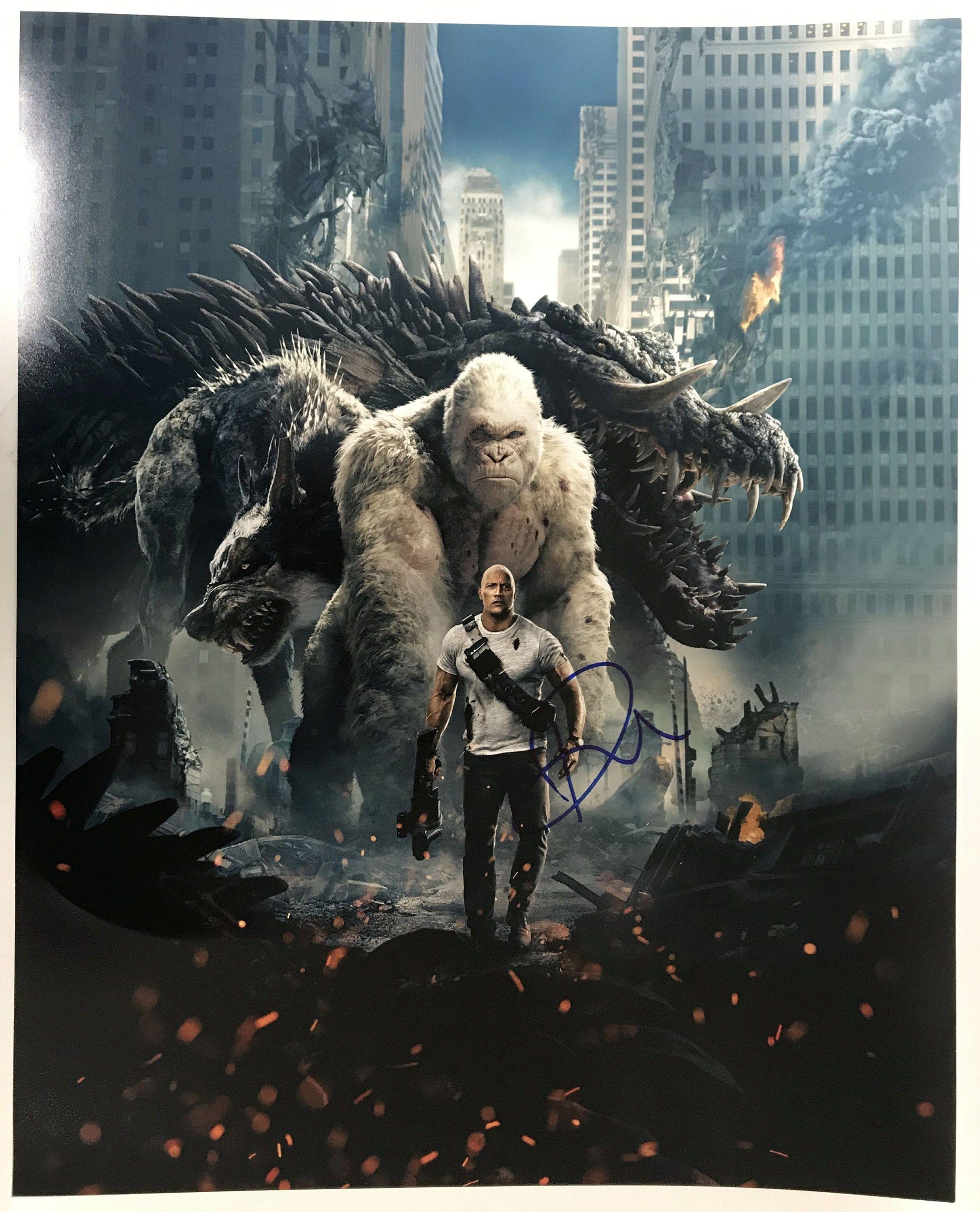 2427x3000 Dwayne 'the Rock' Johnson Signed Autographed. The rock dwayne johnson, Rampage movie, Dwayne the rock
