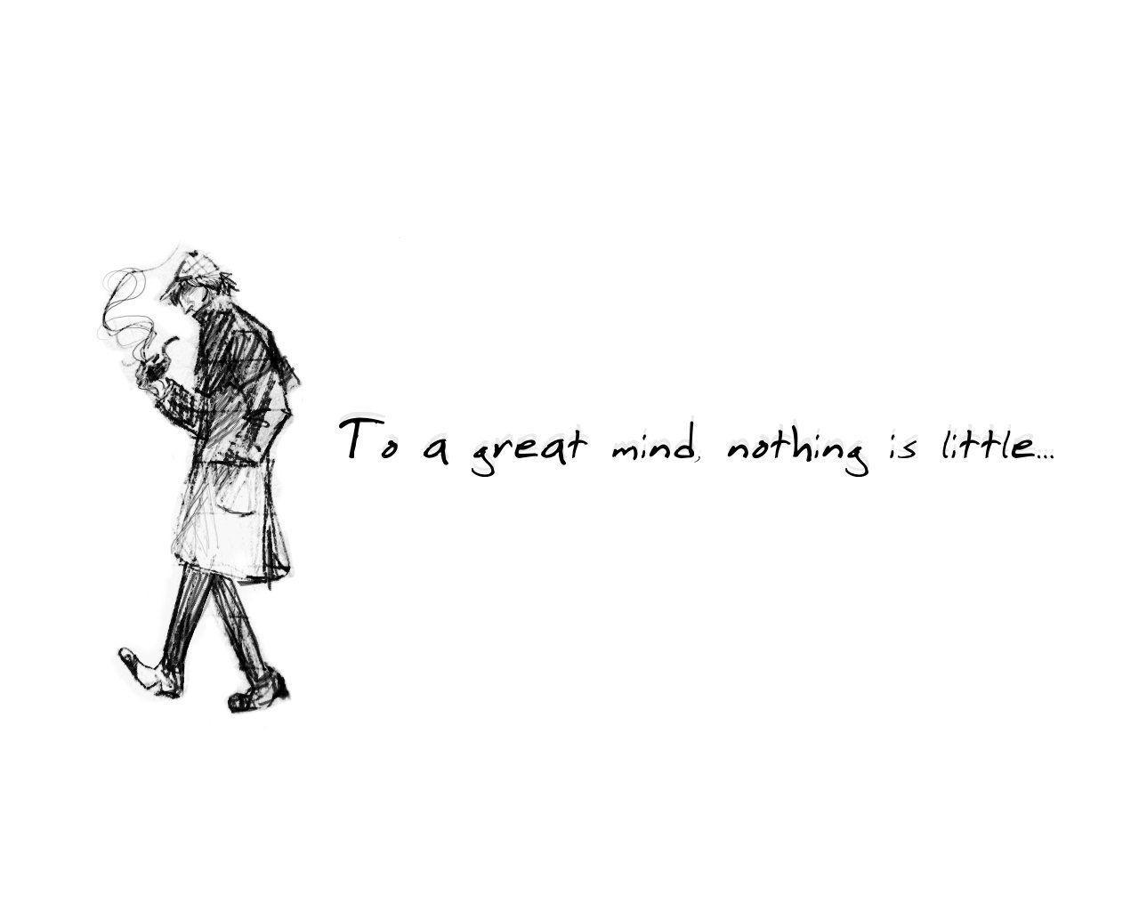 1280x1024 Sherlock Holmes Quotes Wallpaper