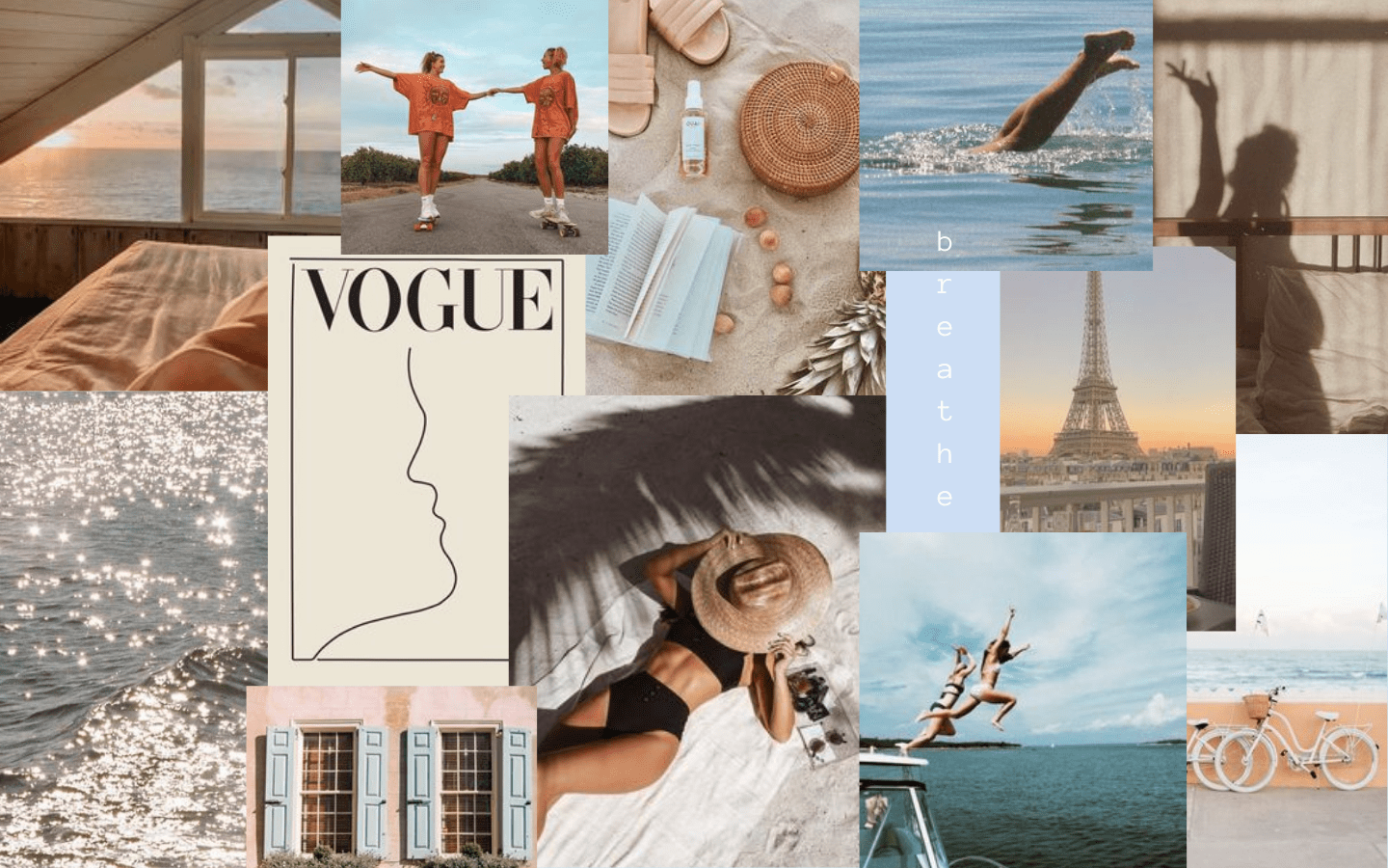 1440x900 collage chill. Aesthetic wallpaper, Cute wallpaper for ipad, Cute friend picture