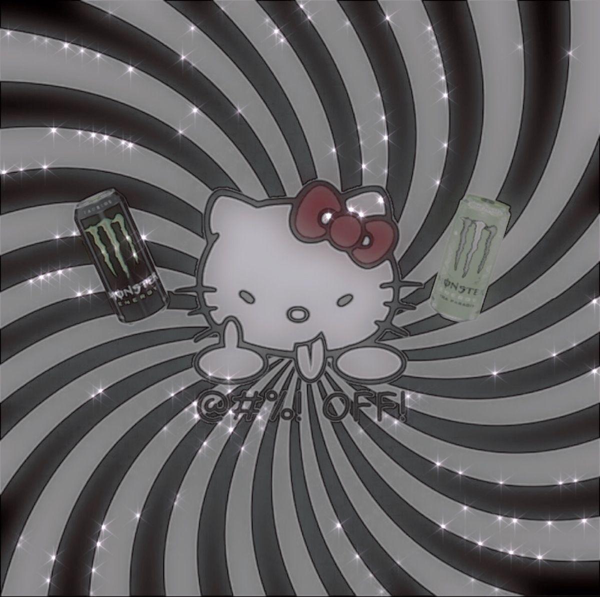 Download Find Emo Hello Kittys Dark Side Wallpaper  Wallpaperscom
