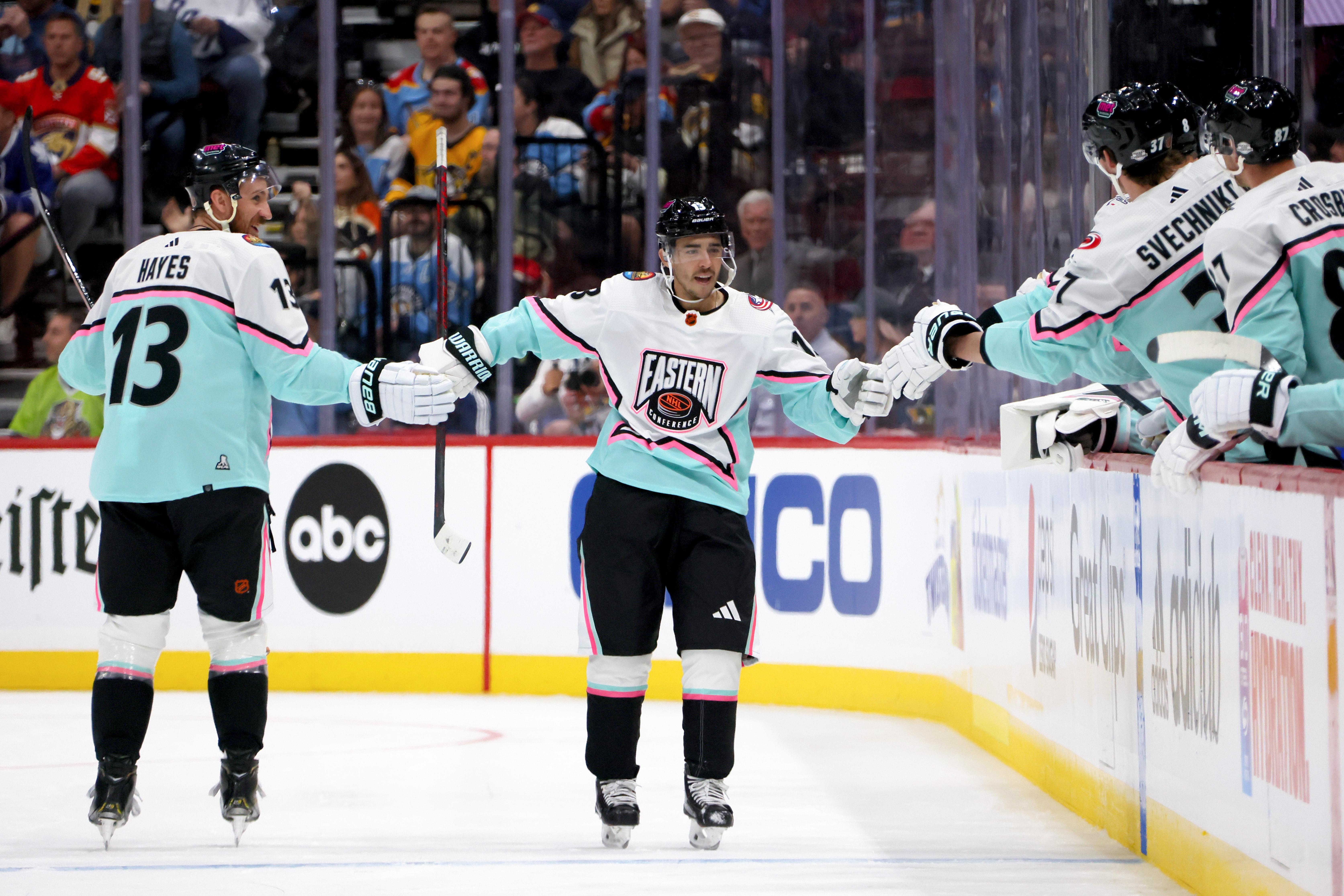 6691x4463 Johnny Gaudreau Nets Hat Trick In NHL All Star Tournament. NBC4 WCMH TV