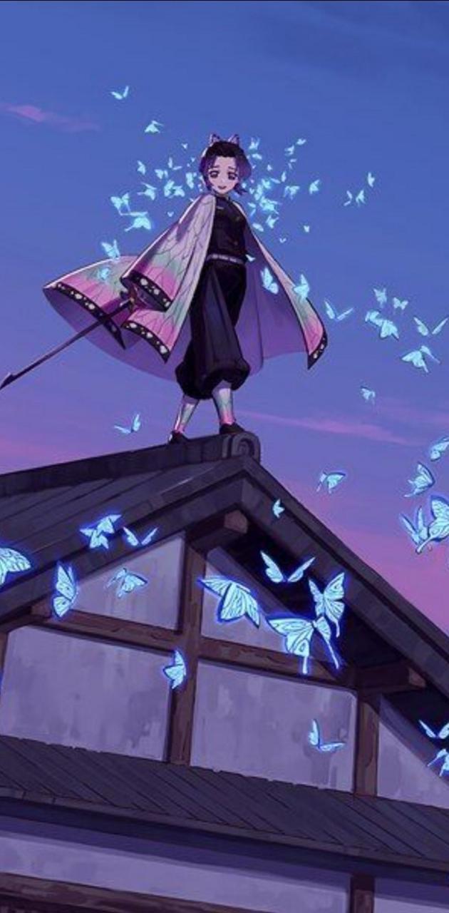 630x1280 Demon slayer wallpaper
