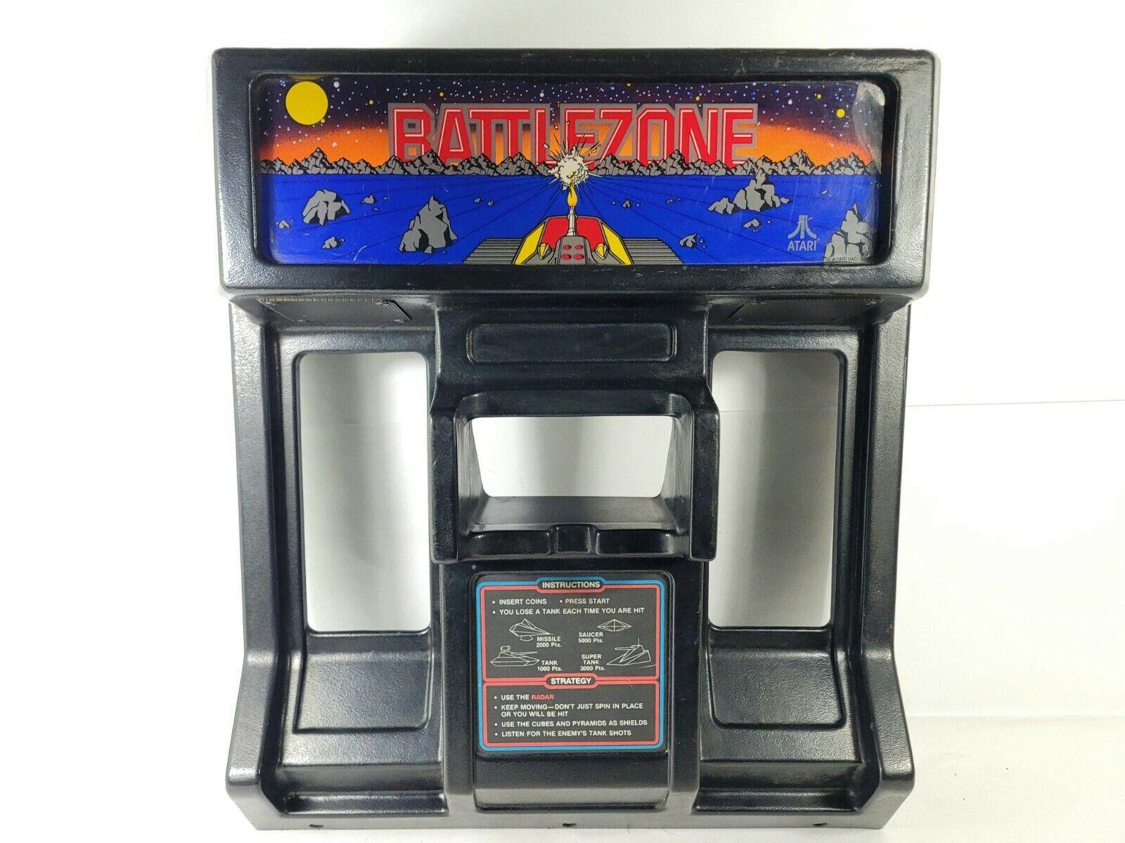 1600x1200 Vintage Battlezone Video Game Display Top Cabinet Part ORIGINAL W Marquee RARE
