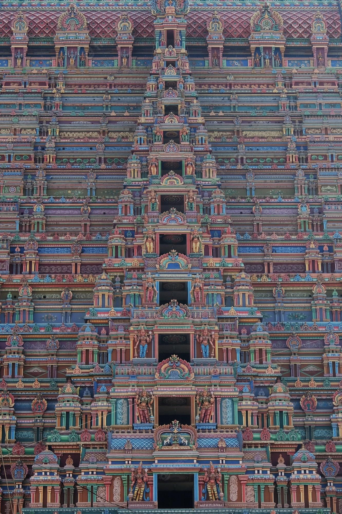 1332x2000 Premium Photo. View of sri ranganathar swamy temple in srirangam trichy