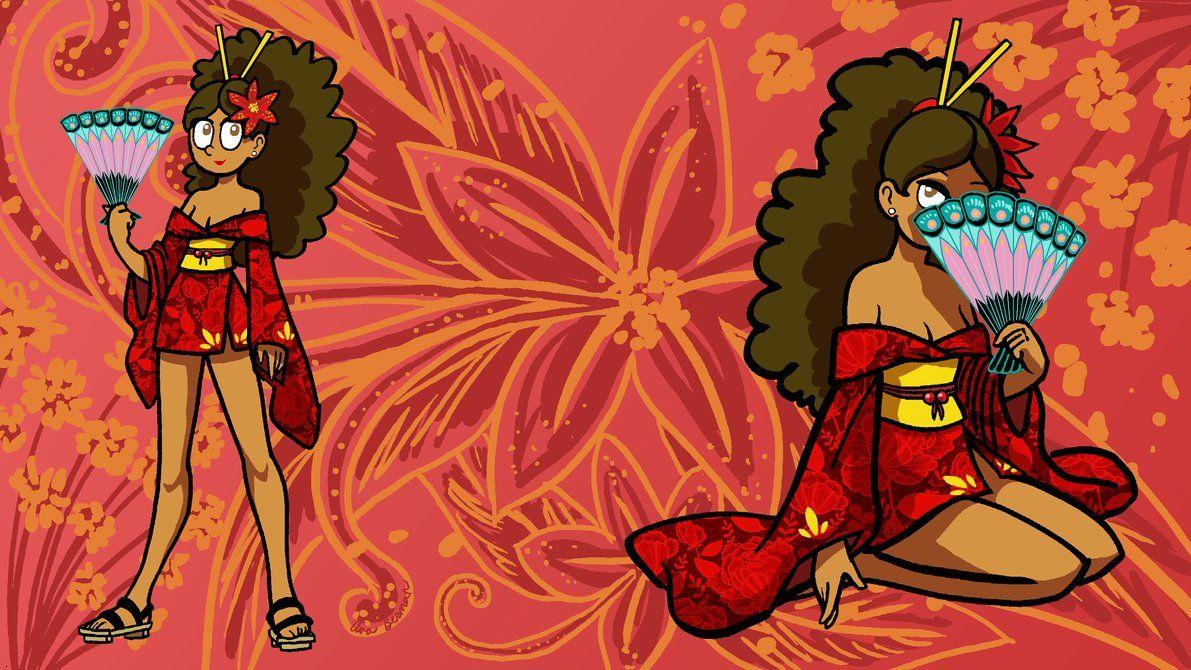 1191x670 Sophia Kimono Desktop wallpaper