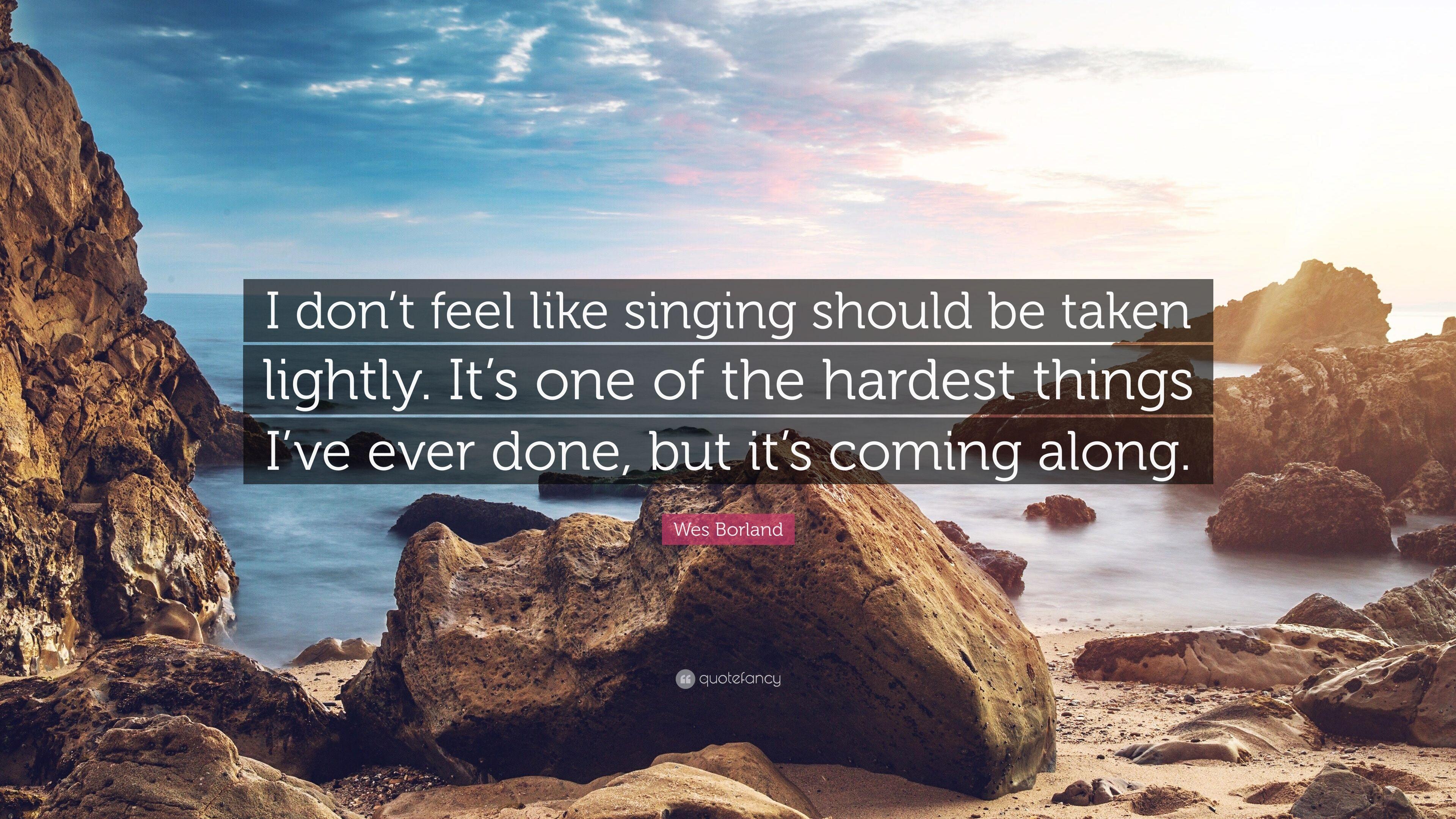 3840x2160 Wes Borland Quote: “I don't feel like singing should be taken lightly. It's one of